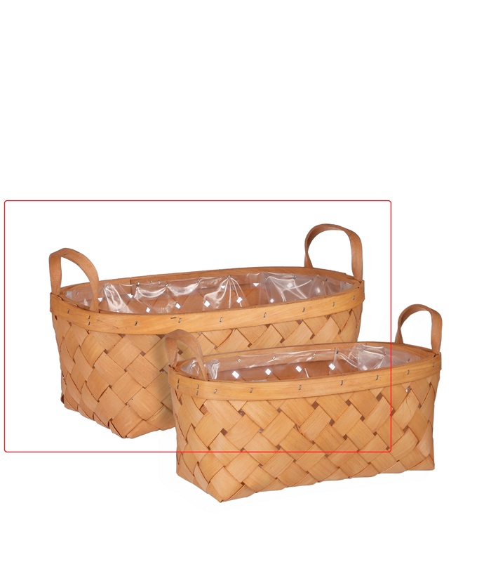 ΚΑΛΑΘΙ ΠΛΕΚΤΟ Emilio ΦΥΣΙΚΟ ΡΑΤΤΑΝ l38xw23xh20cm 20-99-23434 image