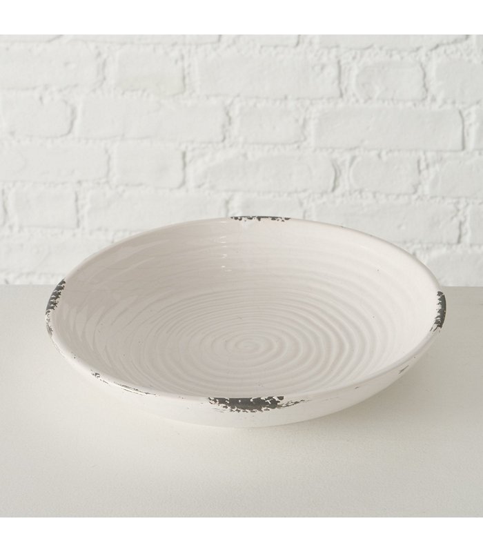 ΠΙΑΤΕΛΑ Fina ΔΙΑΚΟΣΜ ΣΤΡΟΓΓ ΓΚΡΙ H5cm D28cm ΚΕΡΑΜΙΚΟ 20-99-745 image