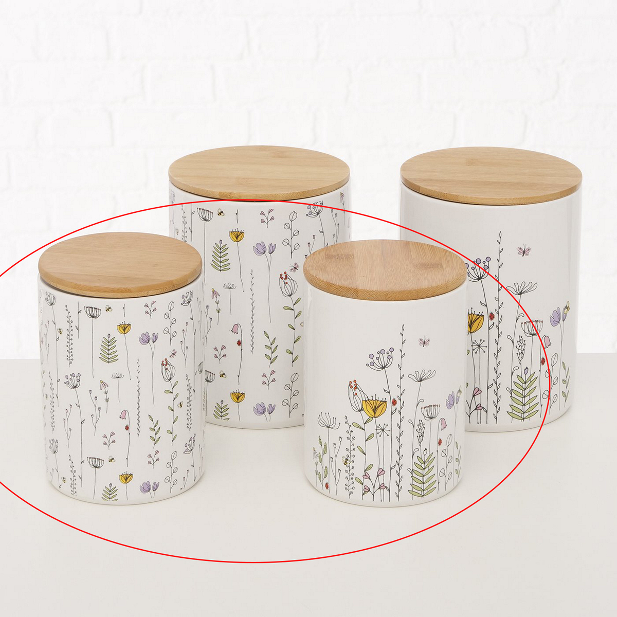 ΔΟΧΕΙΟ ΑΠΟΘΗΚ 2/ass ΣΧΕΔΙΟ ΑΓΡΙΟΛΟΥΛΟΥΔΑ Kamilla ΚΕΡΑΜΙΚΟ 20-23-654 image