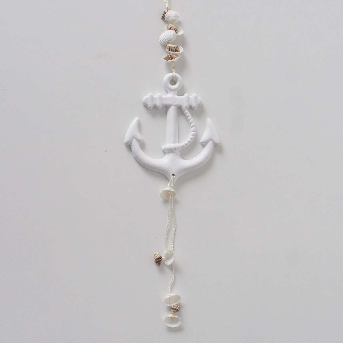 ΑΓΚΥΡΑ ΚΡΕΜΑΣΤΗ ΑΛΟΥΜΙΝΙΟ ΛΕΥΚΟ Temolina  L14cm H45cm 20-23-975 image