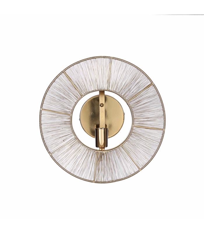 ΑΠΛΙΚΑ ΧΡΥΣΟ ΣΤΕΦΑΝΙ ΜΕΤΑΛΛΟ Bodil 25W-E27 - h18xd40cm image