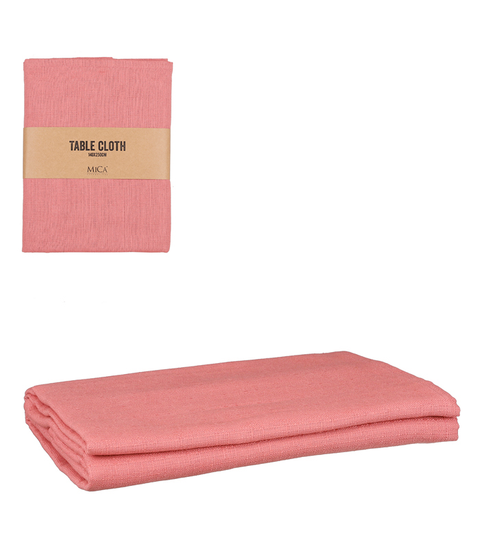 ΤΡΑΠΕΖΟΜΑΝΤΗΛΟ Villia ΡΟΖ ΒΑΜΒΑΚΕΡΟ l250xw140cm image