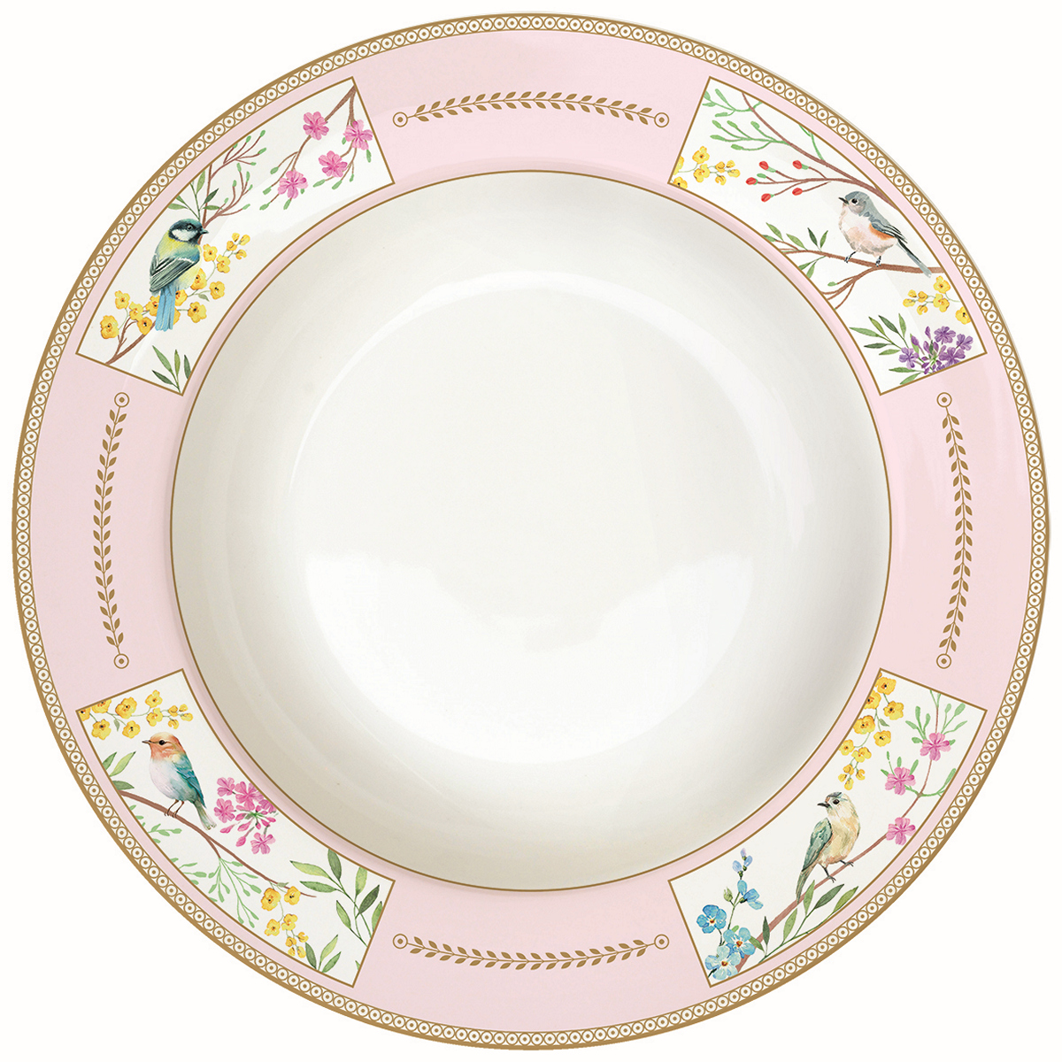 ΠΙΑΤΟ ΒΑΘΥ ΜΕ ΣΧΕΔΙΟ ΠΟΥΛΙΑ BIRDS MELODY 21 image