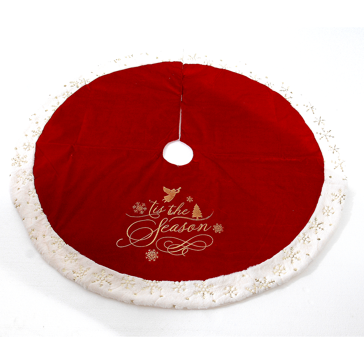 ΠΟΔΙΑ ΔΕΝΤΡΟΥ 122cm ΥΦΑΣΜΑΤΙΝΗ ΚΟΚΚΙΝΗ & ΛΕΥΚΗ image