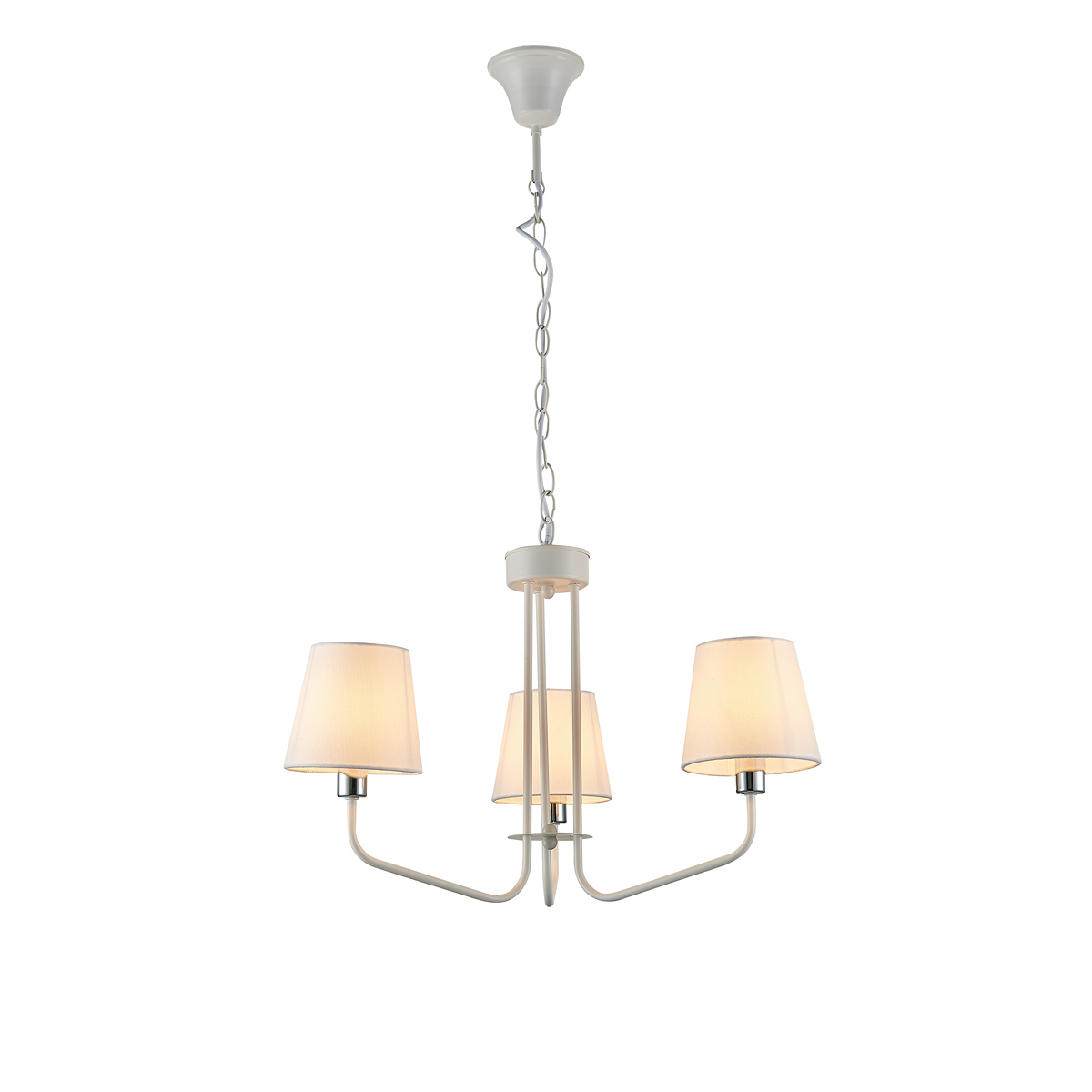 ΦΩΤΙΣΤΙΚΟ 3ΦΩΤΟ 60W E14 ΛΕΥΚΟ ΚΑΠΕΛΟ ΛΕΥΚΟ image