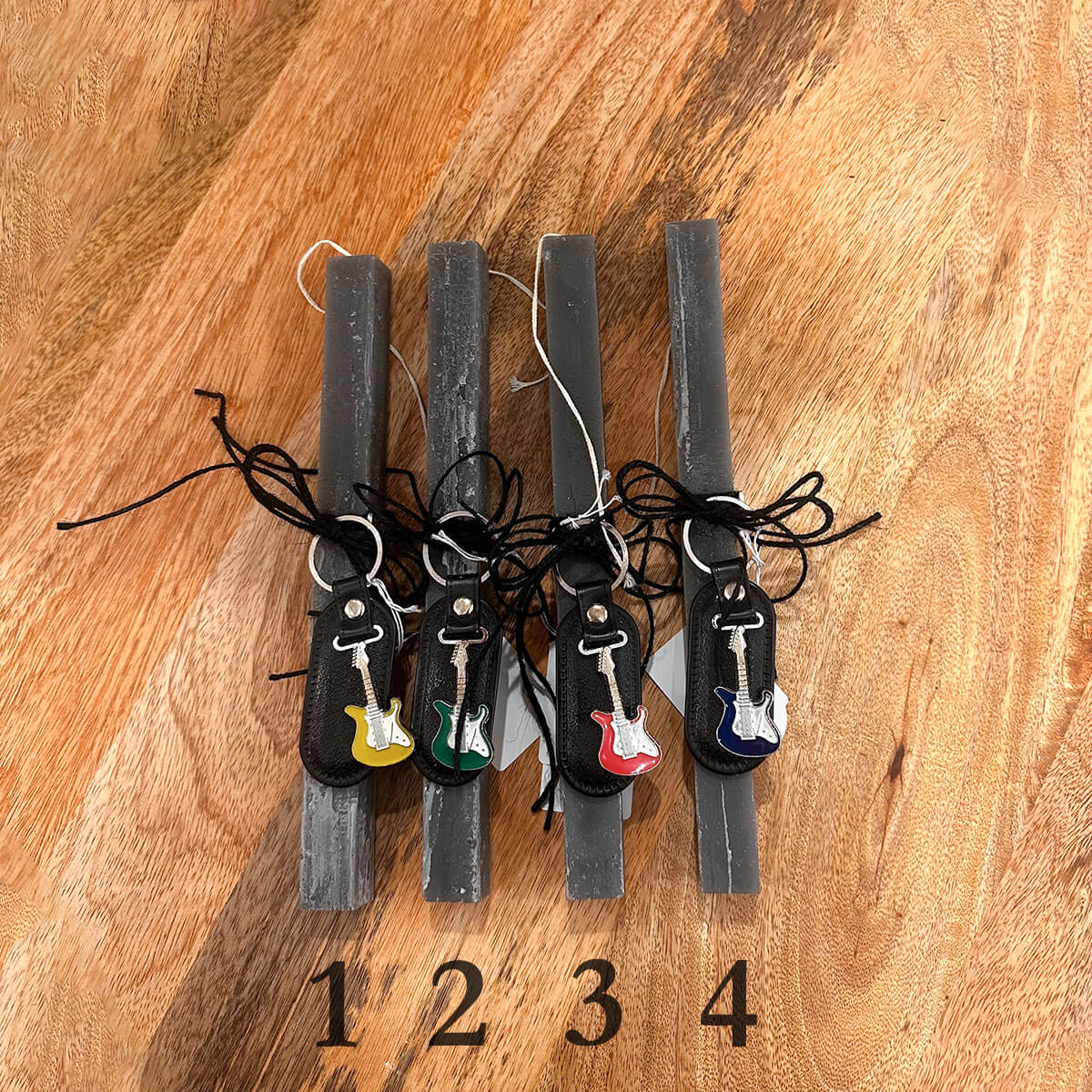 ΛΑΜΠΑΔΑ ΓΚΡΙ/ΛΕΥΚΟ ΜΕ ΜΠΡΕΛΟΚ ΗΛΕΚΤΡΙΚΗ ΚΙΘΑΡΑ image