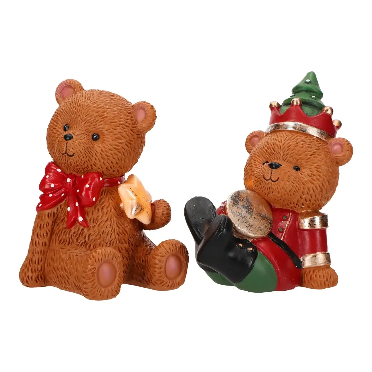 ΑΡΚΟΥΔΟΣ 2/ass ΚΑΘΙΣΤΟΣ ΦΙΓΟΥΡΑ ΦΙΟΓΚΟΣ/ΚΑΠΕΛΟ LED ΧΡΙΣΤΟΥΓΕΝΝΙΑΤΙΚΟΣ mgo Battery order 14x12 image