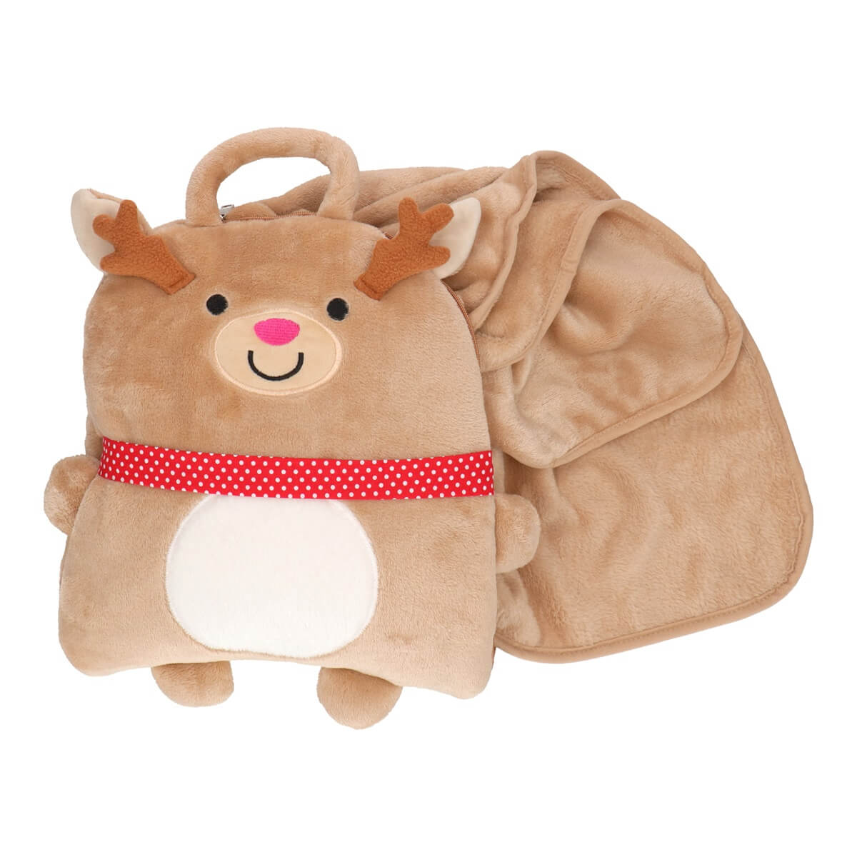 ΤΣΑΝΤΑ ΠΛΑΤΗΣ ΤΑΡΑΝΔΟΣ ΚΟΥΒΕΡΤΑ ΜΠΕΖ reindeer 1x1 image