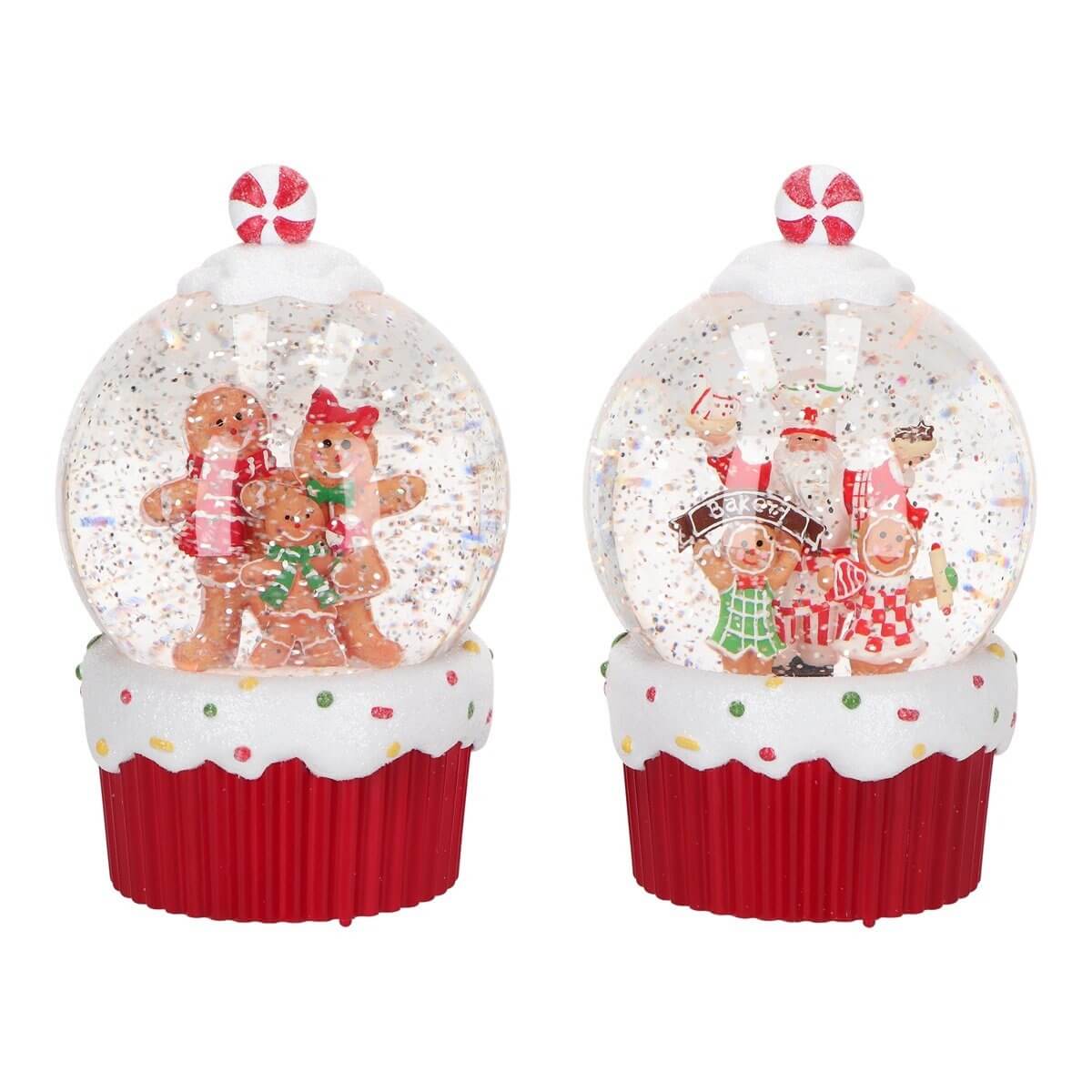 ΧΙΟΝΟΜΠΑΛΑ ΝΕΡΟΥ GINGERBREAD 12x12x19cm image