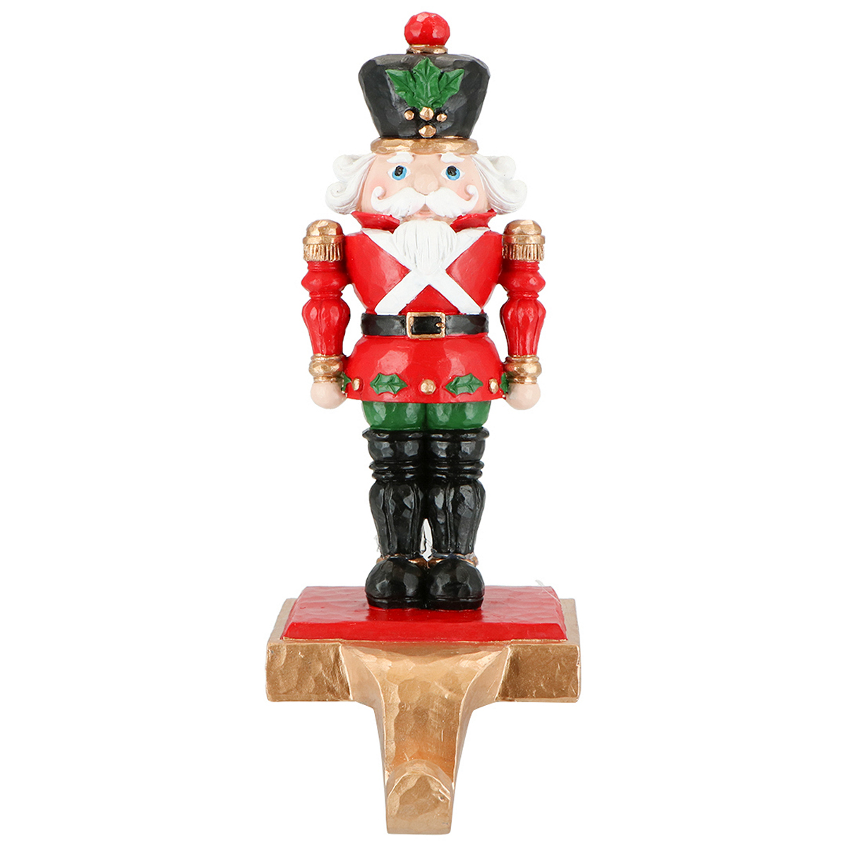 ΚΑΡΥΟΘΡΑΥΣΤΗΣ ΒΑΣΗ ΓΙΑ ΧΡΙΣΤΟΥΓ ΚΑΛΤΣΑΣ ΚΟΚΚΙΝΟ ΠΡΑΣΙΝΟ ΧΡΥΣΟ ΜΑΥΡΟ 12x10x24 image