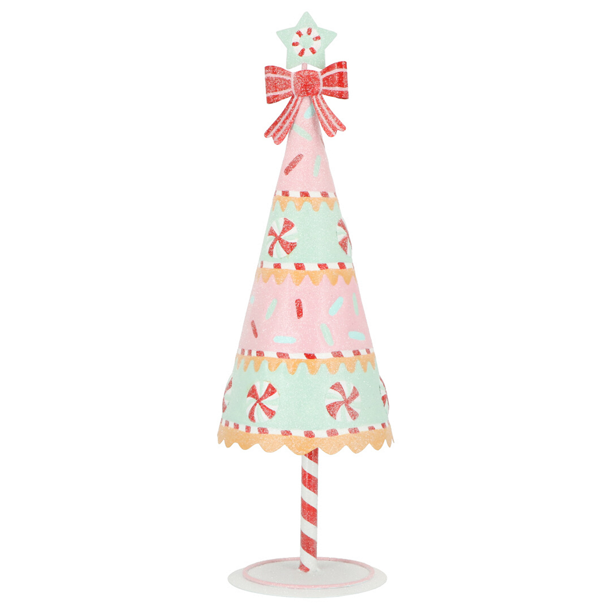 ΔΕΝΤΡΟ ΣΧΕΔΙΟ ΖΑΧΑΡΩΤΑ ΜΕΤΑΛΛΙΚΟ 14x14x47cm image