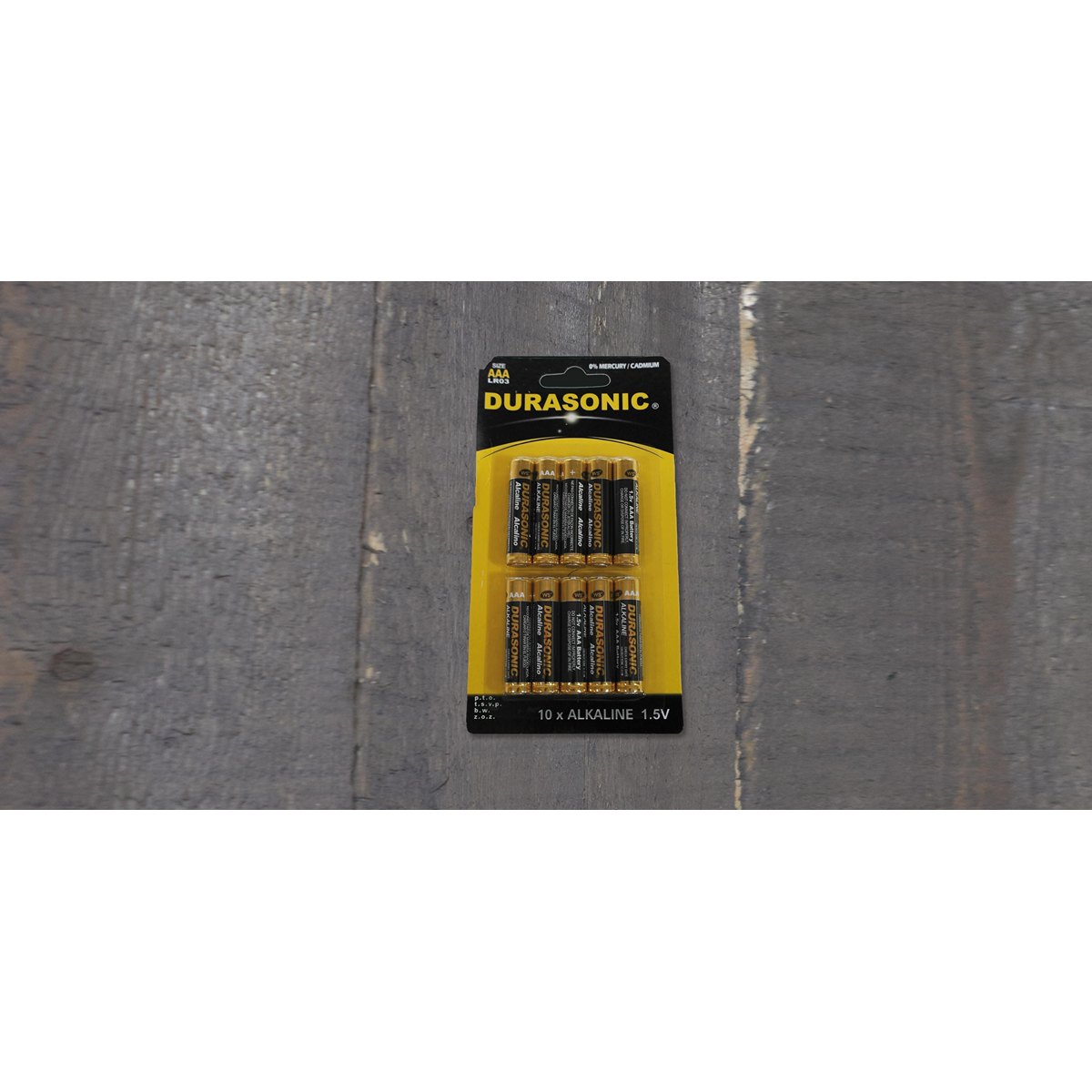 ΜΠΑΤΑΡΙΕΣ ΣΕ ΚΑΡΤΕΛΑ 10 AAA ALKALINE image