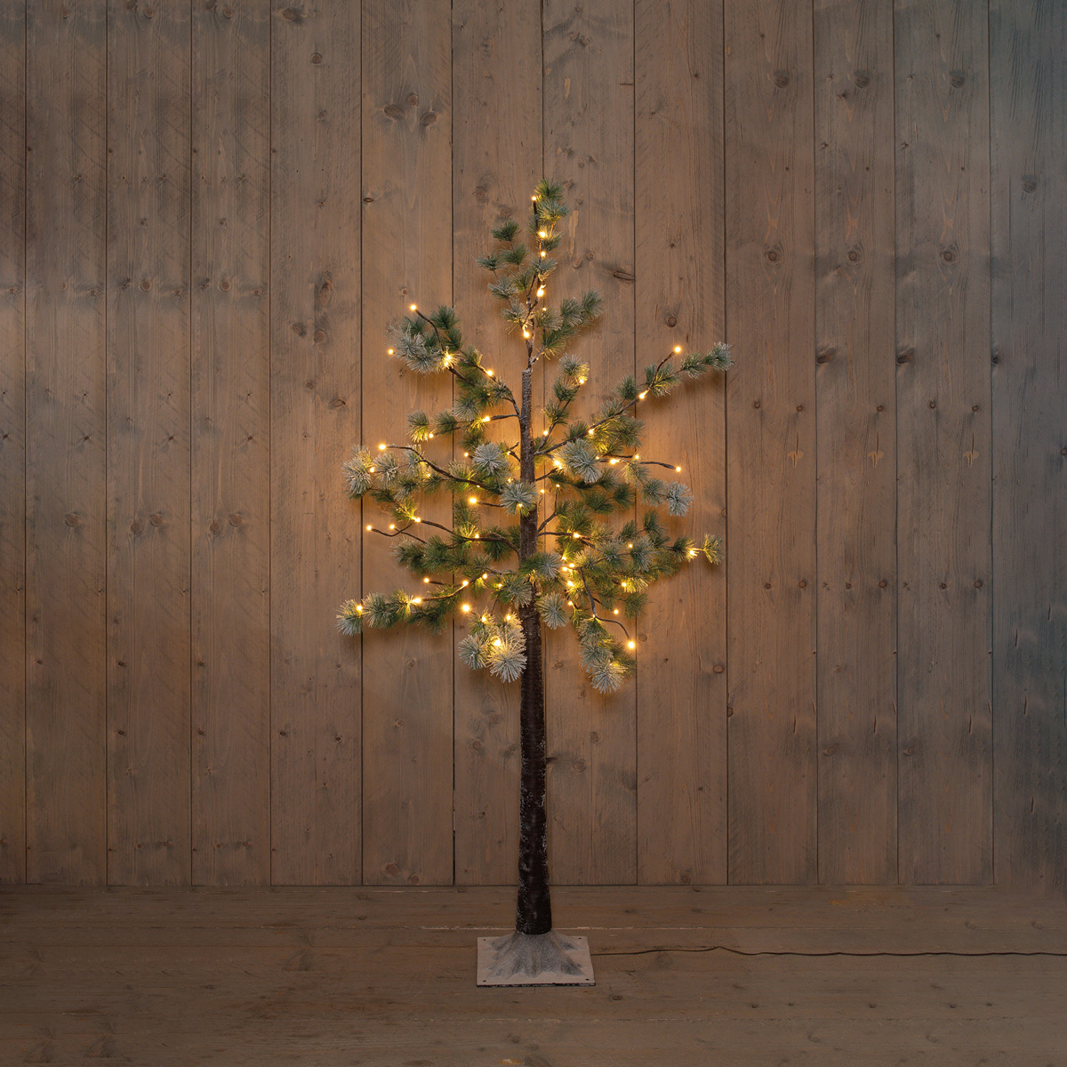 ΔΕΝΤΡΟ ΠΕΥΚΟ ΚΑΦΕ ΧΙΟΝΙΣΜΕΝΟ LED 80L 150CM LED ΚΛΑΣΣΙΚΟ ΘΕΡΜΟ - INCLUDED 4 GROUND PIN - 24V/IP44 TRANSFORMER 3 image