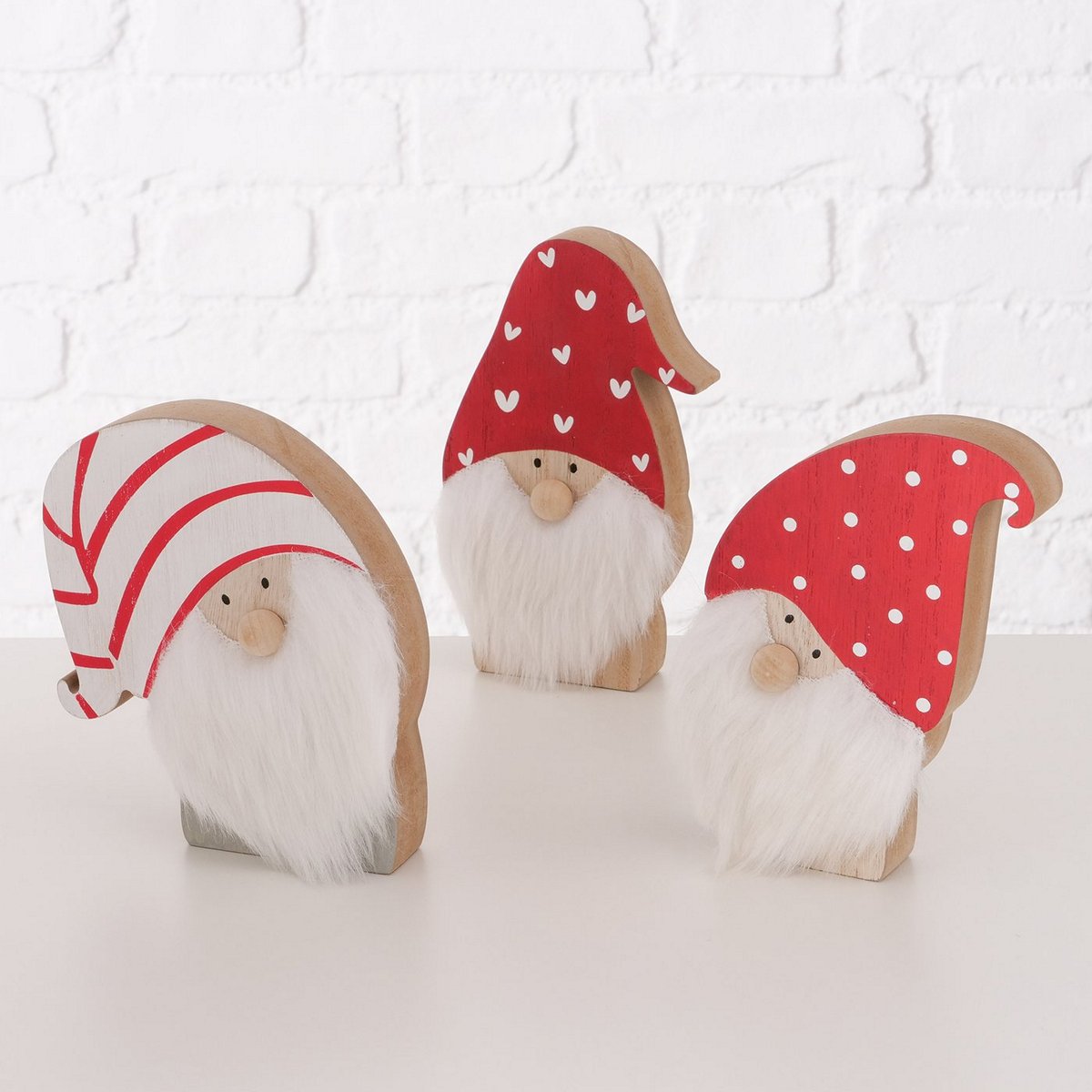 ΞΩΤΙΚΟ ΦΙΓΟΥΡΑ 3/ass Nicky H12cm ΓΚΡΙ ΚΟΚΚΙΝΟ Ινοσανίδα μέσης πυκνότητας image