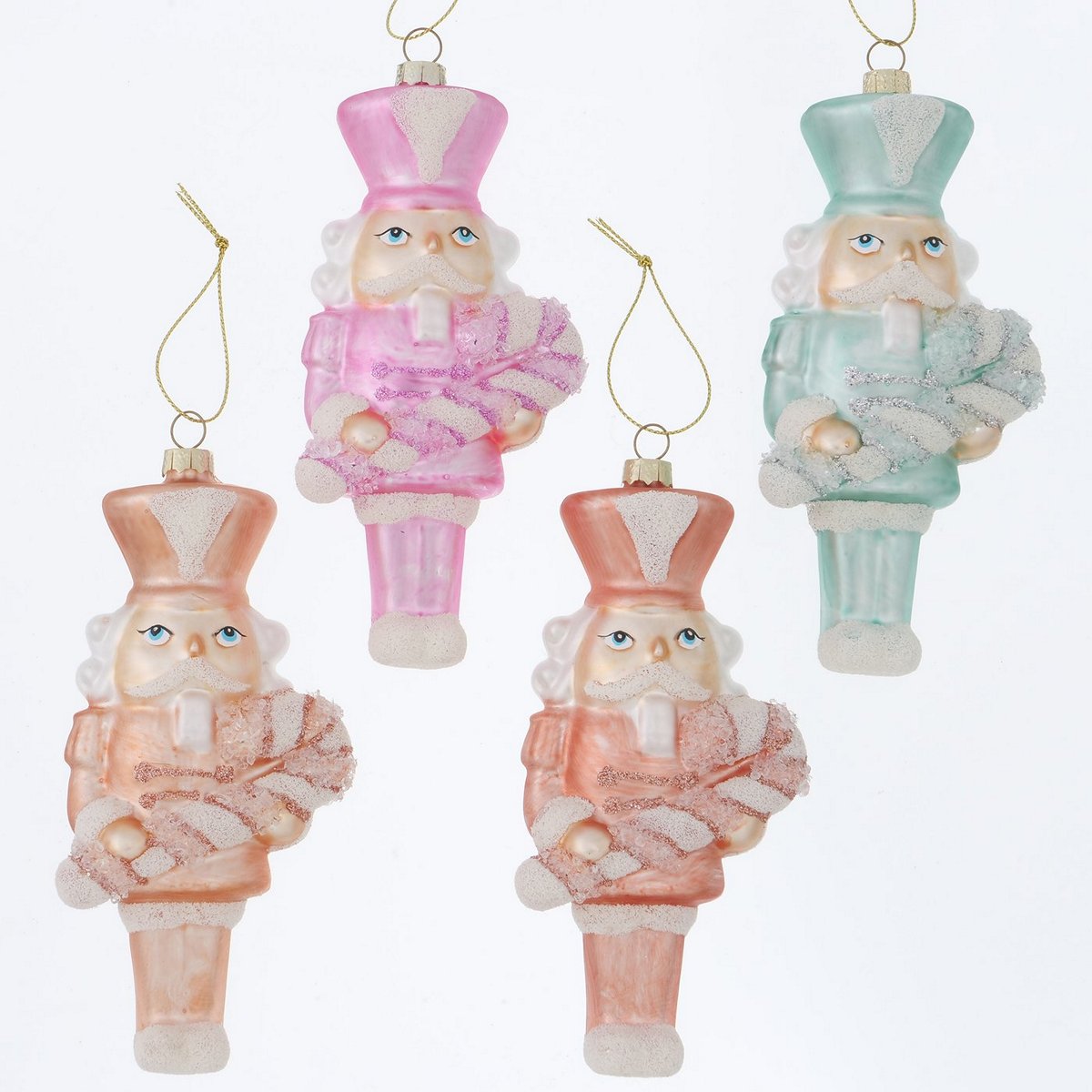 ΣΤΟΛΙΔΙ 4/ass ΚΑΡΥΟΘΡΑΥΣΤΗΣ Jogan ΡΟΖ ΠΟΡΤΟΚΑΛΙ ΠΡΑΣΙΝΟ L7cm H14cm Glitter ΓΥΑΛΙ image