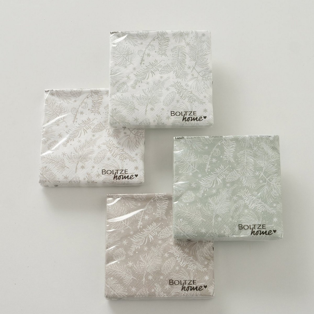 ΧΑΡΤΟΠΕΤΣΕΤΕΣ ΜΕ ΛΑΧΟΥΡ Naturali 20τμχ 4/ass image