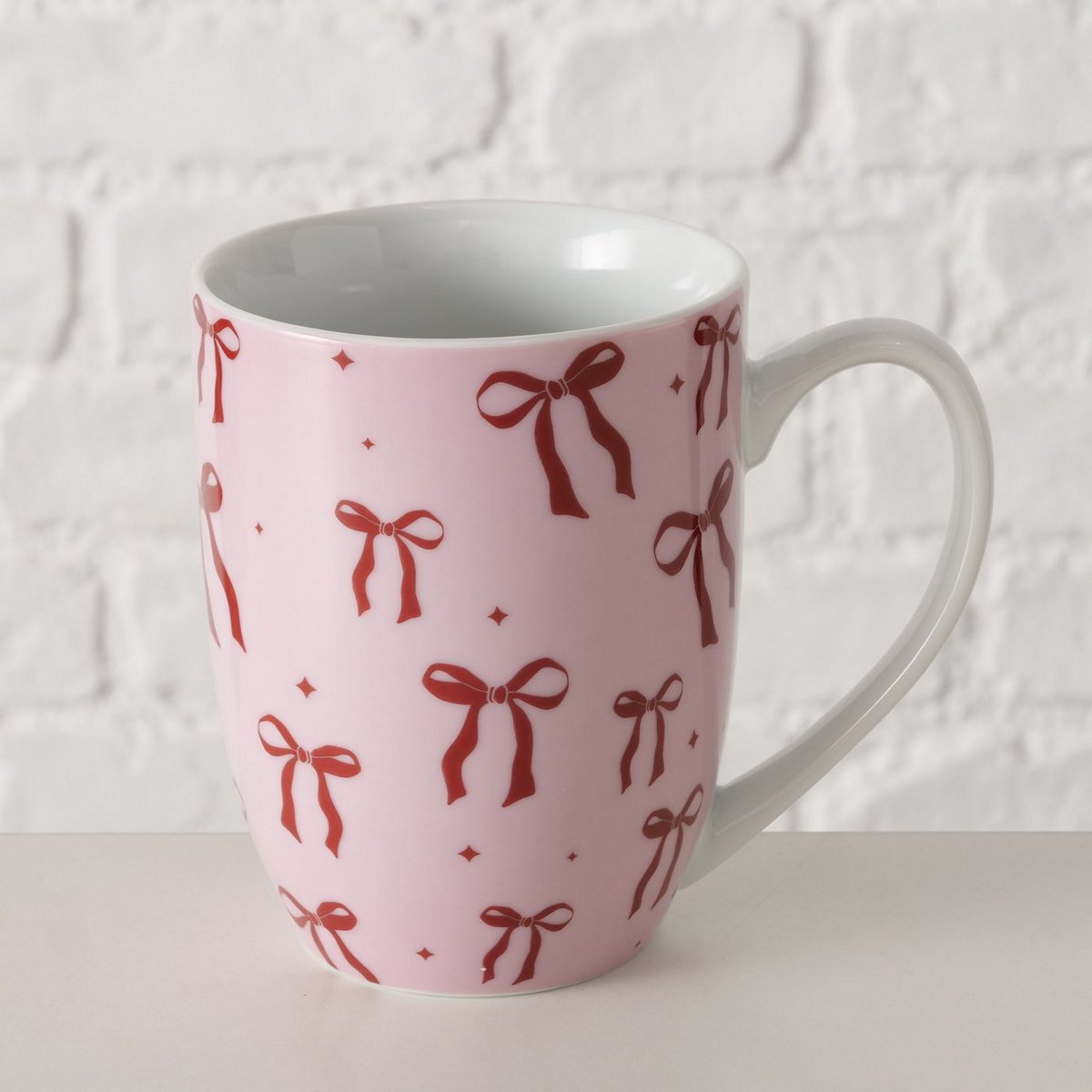 ΚΟΥΠΑ ΡΟΖ ΦΙΟΓΚΟΣ ΚΟΚΚΙΝΟΣ Boucle 330ml Dishwasher proof H10 image