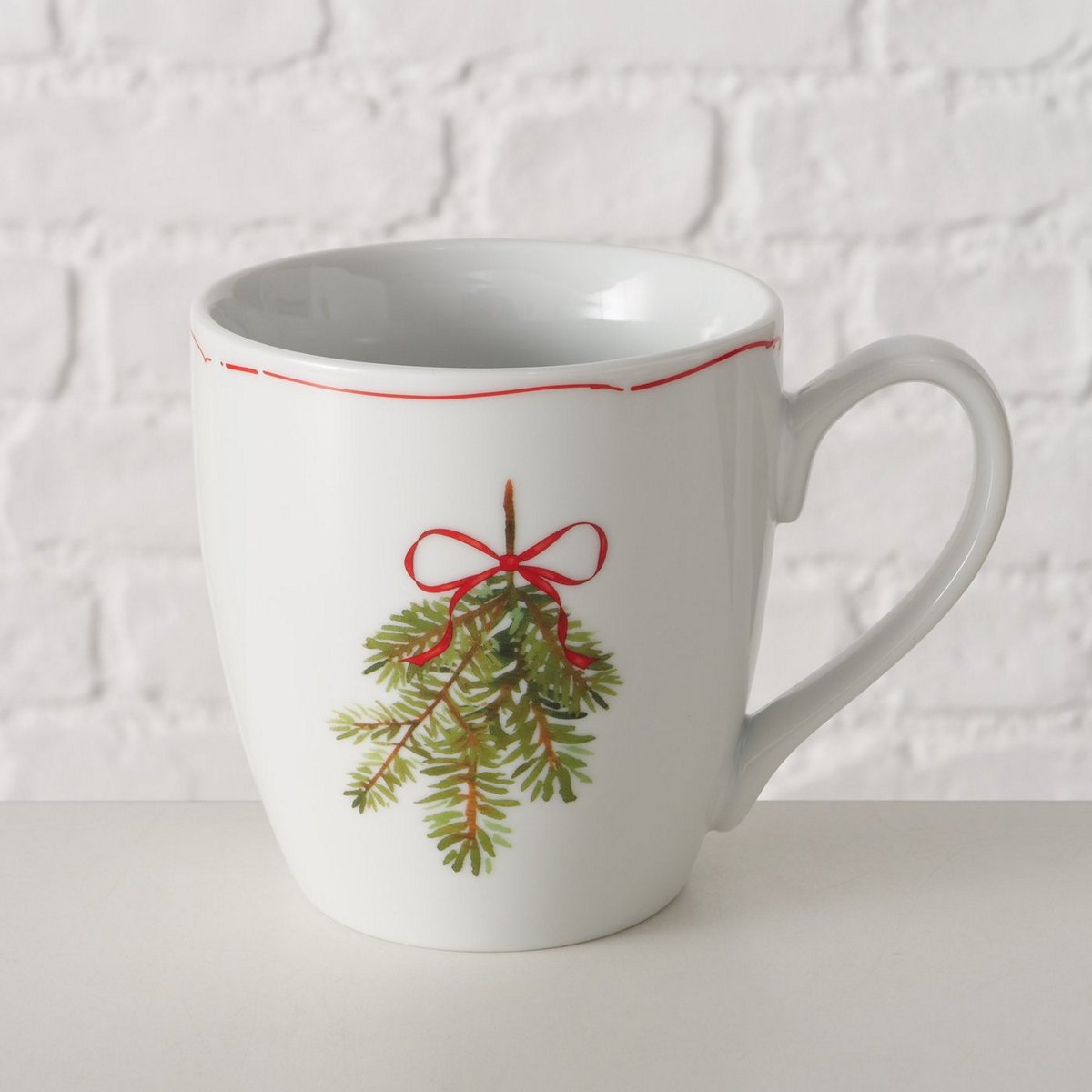 ΚΟΥΠΑ Jumbo ΓΚΙ ΜΕ ΕΛΑΤΟ Noelle 480ml Dishwasher proof ΠΟΡΣΕΛΑΝΗ H10cm D10cm image