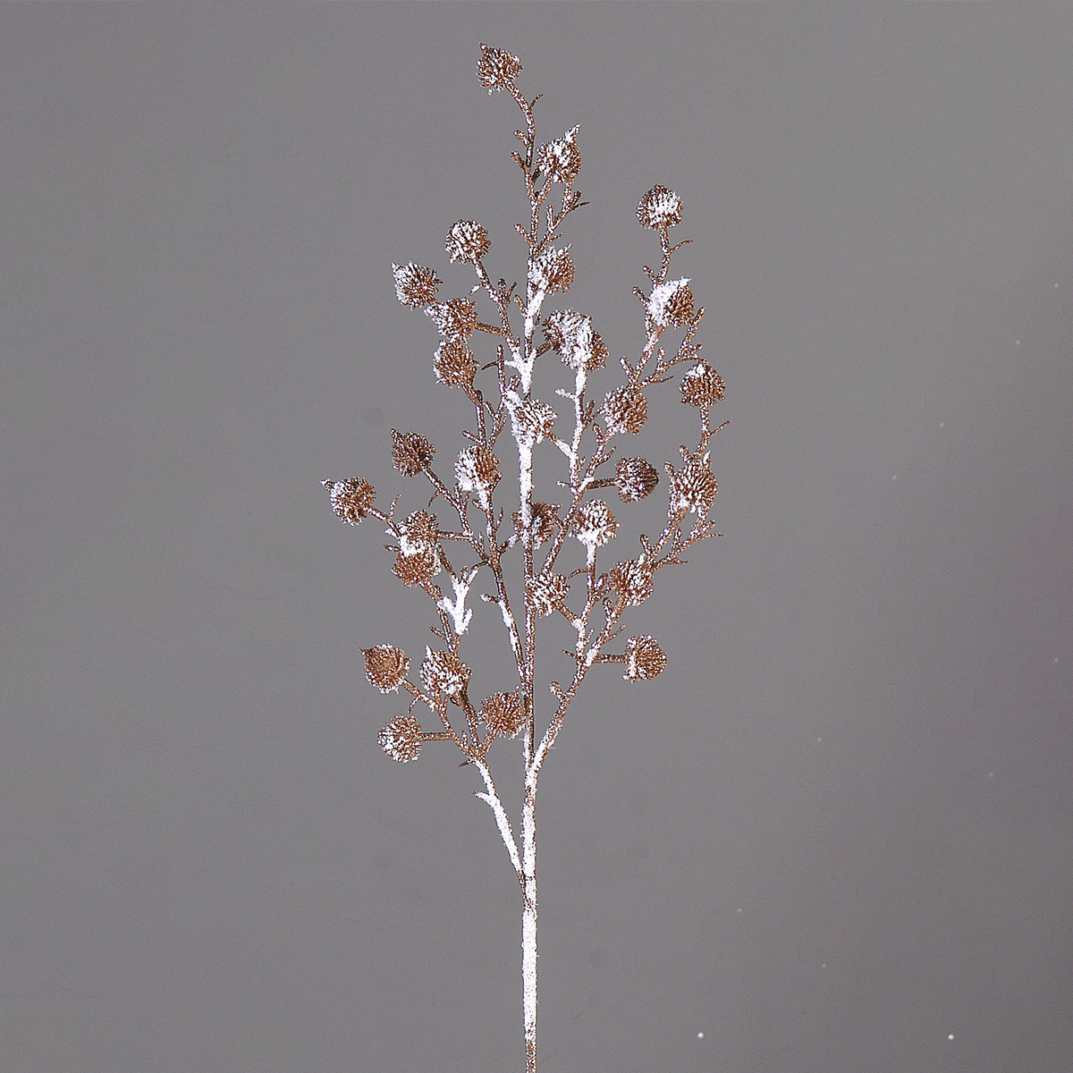 ΚΛΑΔΙ ΧΡΥΣΟ ΜΕ ΛΕΥΚΕΣ ΜΠΑΛΕΣ 81cm ΣΥΝΘΕΤΙΚΟ image