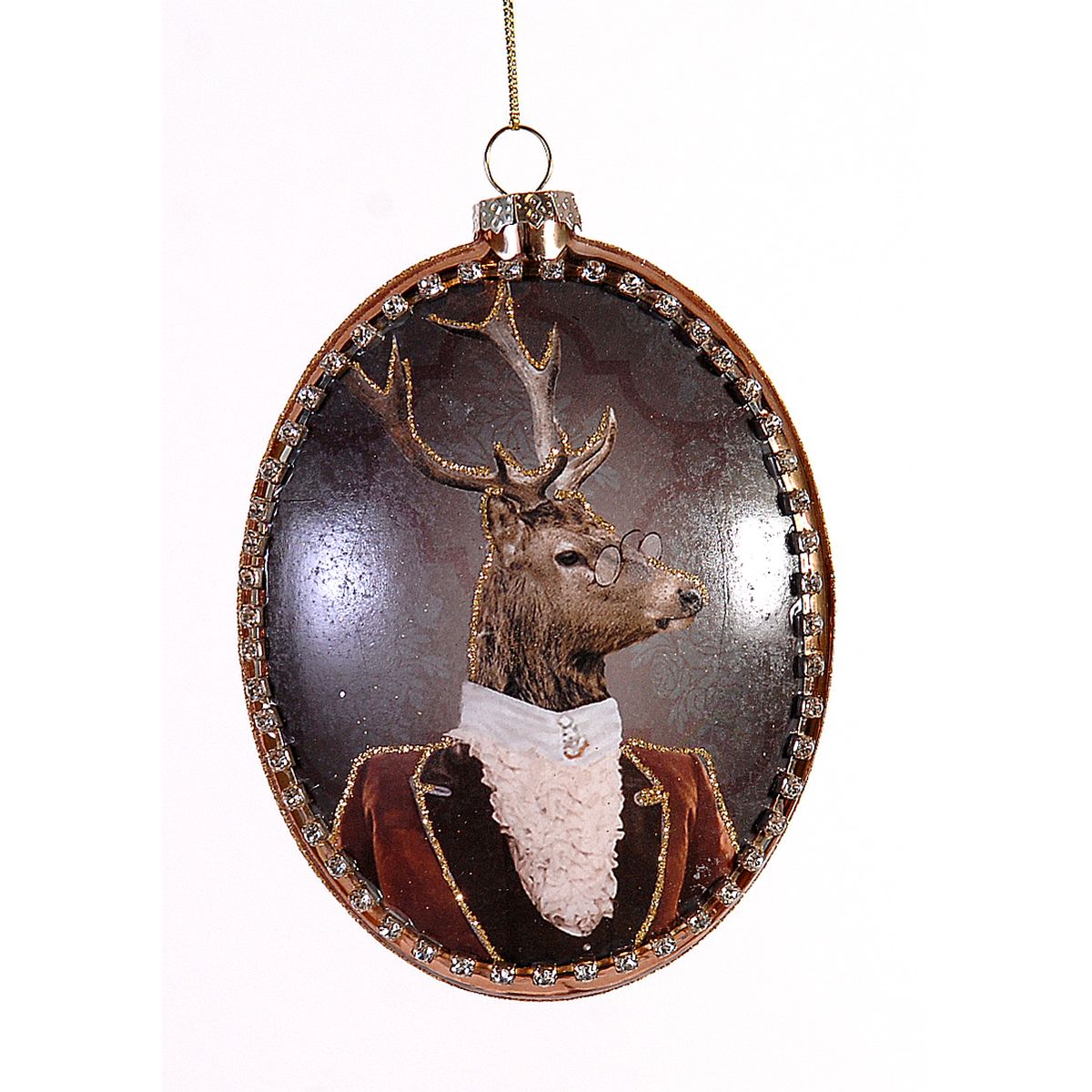 ΣΤΟΛΙΔΙ ΠΛΑΚΕ 15cm ΣΧΕΔΙΟ ΤΑΡΑΝΔΟΣ ΟΒΑΛ ΓΥΑΛΙ image