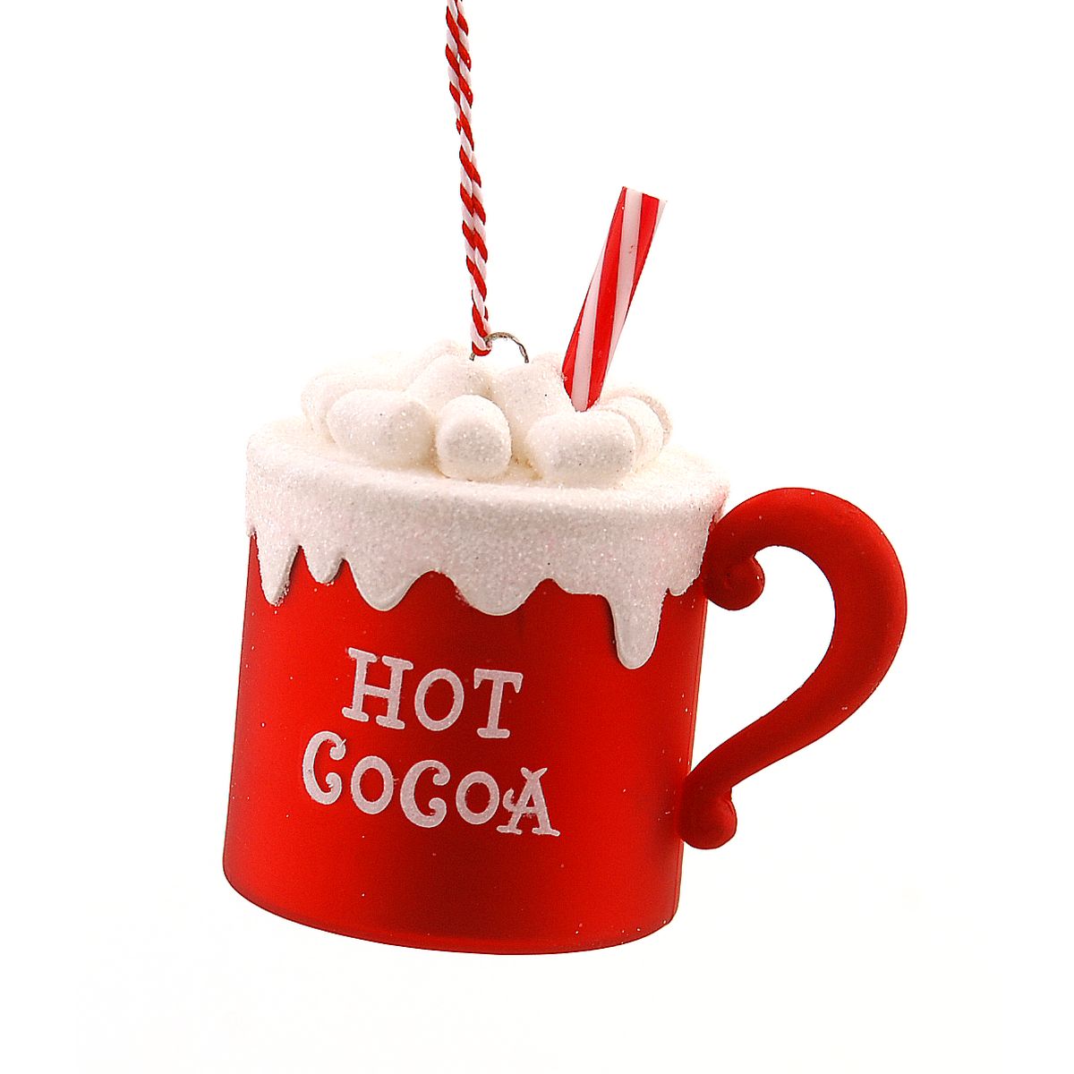 ΣΤΟΛΙΔΙ 11cm ΦΛΥΤΖΑΝΙ hot cocoa ΚΟΚΚΙΝΟ polyresin image