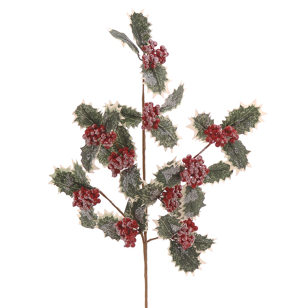 ΚΛΑΔΙ ΓΚΙ ΚΟΚΚΙΝΟ ΠΑΓΩΜΕΝΟ ΜΕ ΦΥΛΛΑ 66cm image