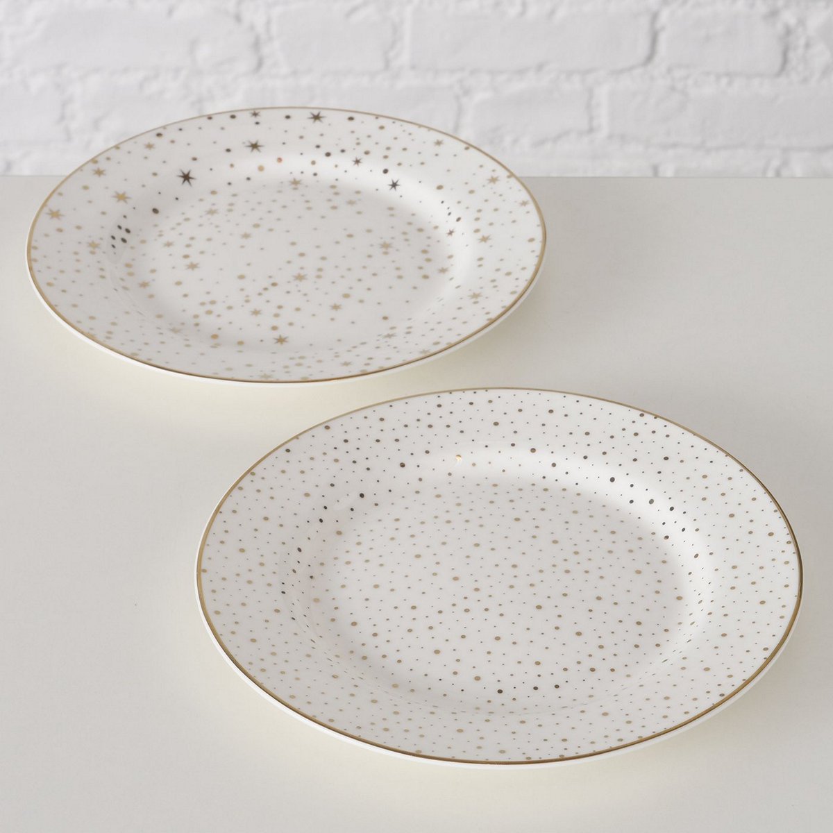 ΠΙΑΤΟ ΦΡΟΥΤΟΥ 2/ass ΣΧΕΔΙΟ ΠΟΥΑ/ΑΣΤΕΡΙΑ ΛΕΥΚΟ ΧΡΥΣΟ D20 image