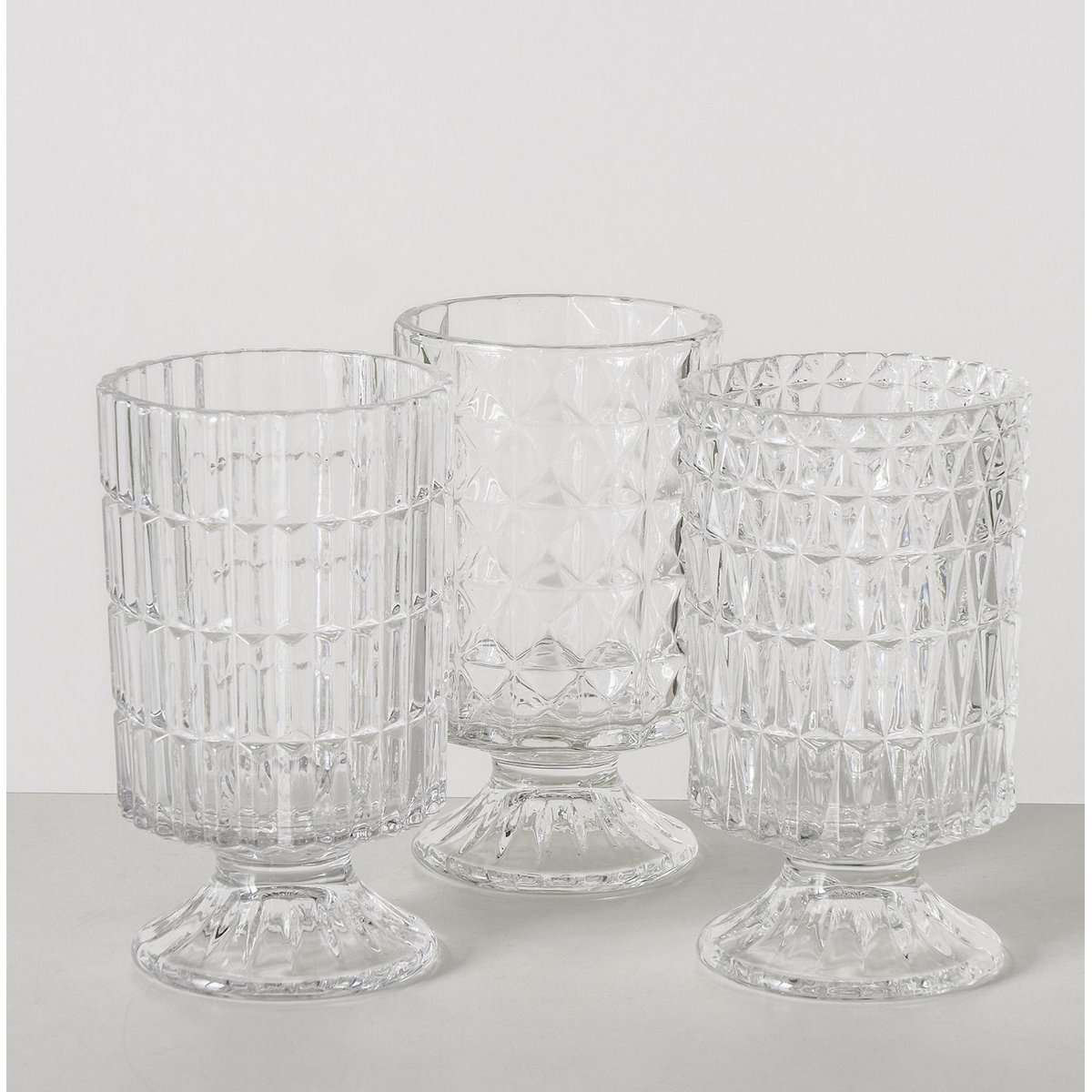 ΚΗΡΟΠΗΓΙΟ 3/ass Taloa H17cm ΓΥΑΛΙ ΔΙΑΦΑΝΕΣ image