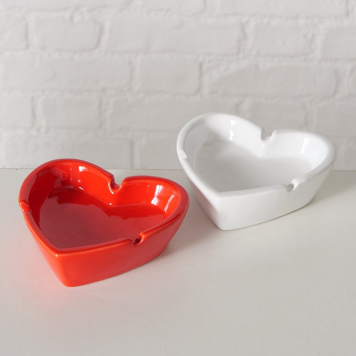 ΣΤΑΧΤΟΔΟΧΕΙΟ 2/ass ΚΑΡΔΙΑ ΚΟΚΚΙΝΟ ΛΕΥΚΟ H4cm ΔΟΛΟΜΙΤΗΣ image