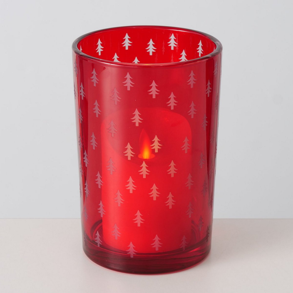 ΚΗΡΟΠΗΓΙΟ Kuusi ΚΟΚΚΙΝΟ ΓΥΑΛΙ ΜΕ ΔΕΝΤΡΑΚΙΑ H17 image