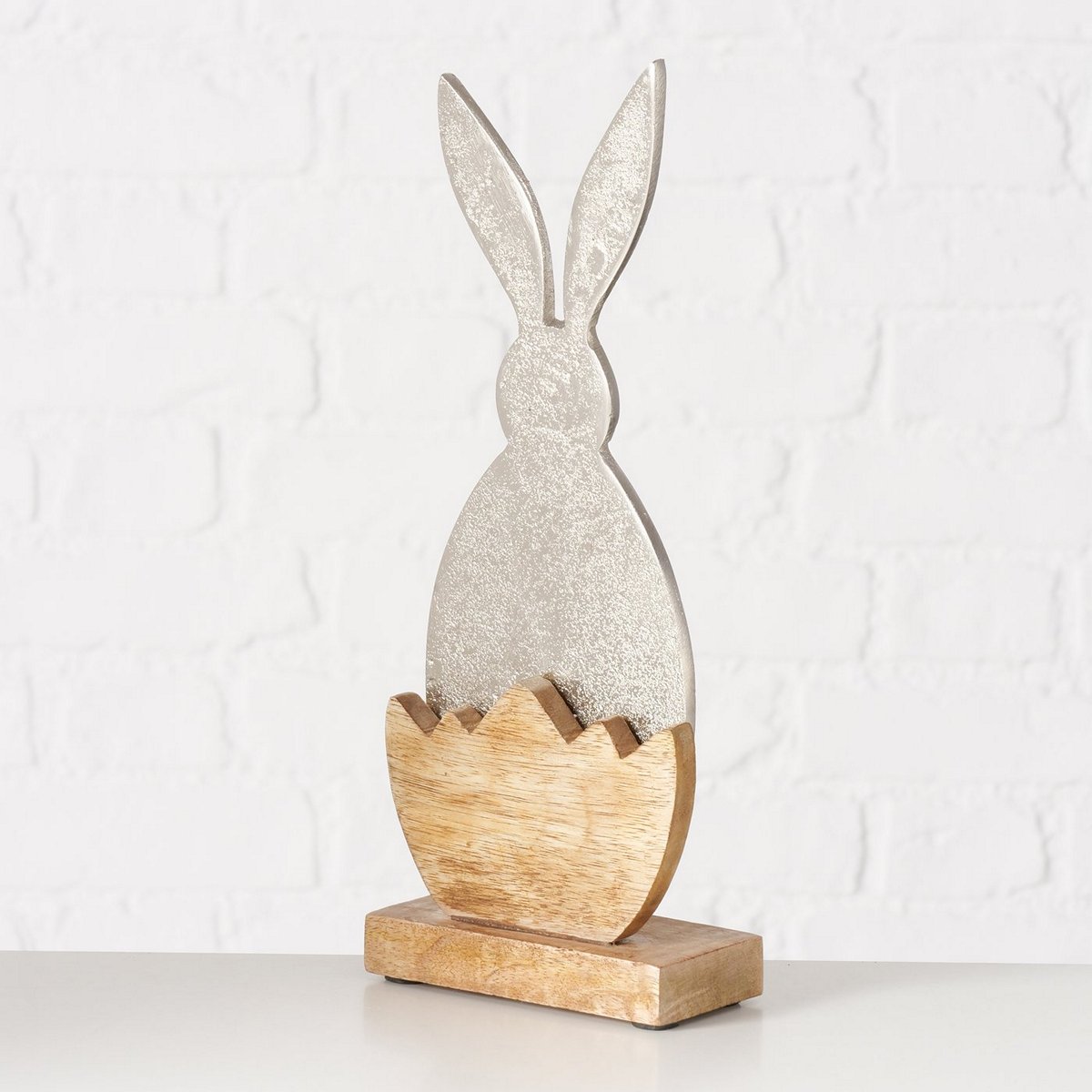 ΚΟΥΝΕΛΙ ΣΕ ΒΑΣΗ ΑΒΓΟ Momo 11Χ5Χ27cm ΞΥΛΟ Μάνγκο ΑΣΗΜΙ ΑΛΟΥΜΙΝΙΟ image