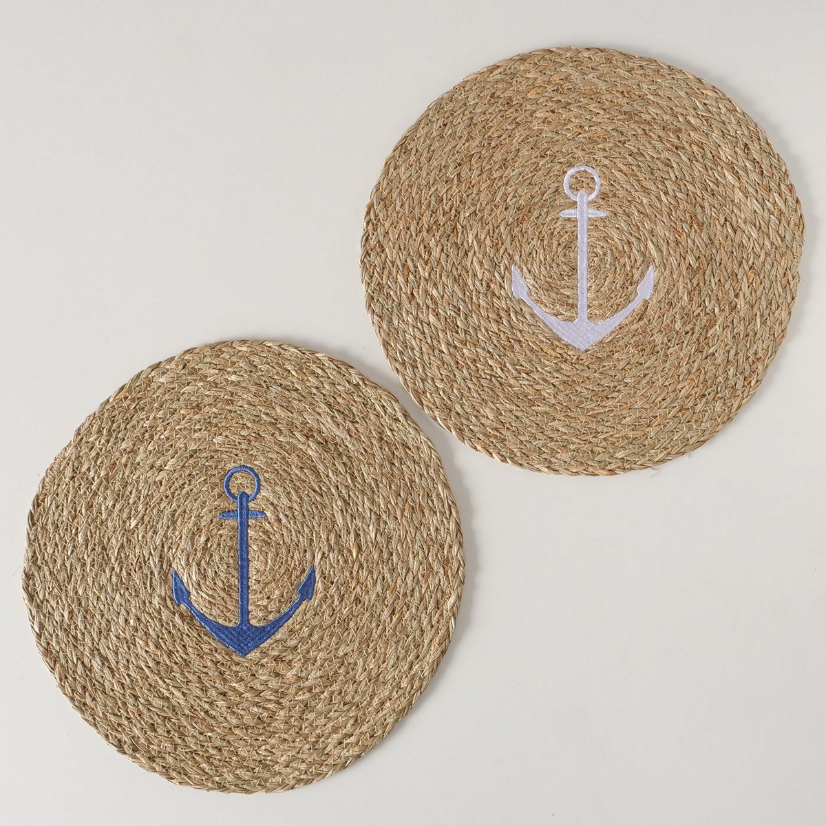 ΣΟΥΠΛΑ 2/ass ΑΓΚΥΡΑ ΜΠΛΕ ΛΕΥΚΟ Sailor ΦΥΣΙΚΟ ΣΧΟΙΝΙ image