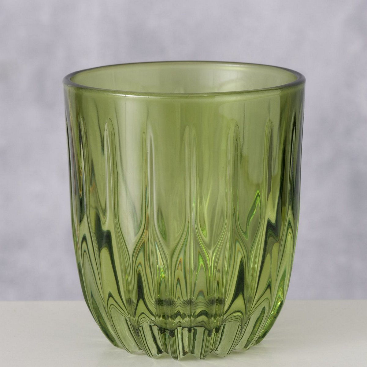 ΠΟΤΗΡΙ Treviso ΠΡΑΣΙΝΟ ΓΥΑΛΙ H10cm D9cm image