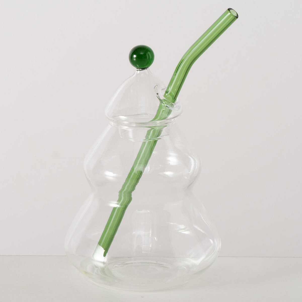 ΚΟΥΠΑ ΔΕΝΔΡΟ ΓΥΑΛΙΝΟ ΔΙΑΦΑΝΕΣ ΜΕ ΚΑΛΑΜΑΚΙ ΠΡΑΣΙΝΟ Peter 330ml image