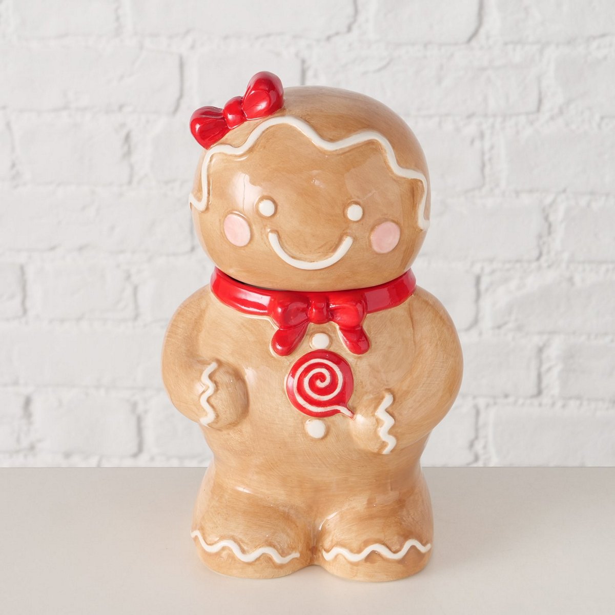 ΜΠΙΣΚΟΤΙΕΡΑ Ginger ΚΑΦΕ ΚΟΚΚΙΝΟ Dishwasher proof 13Χ11Χ22cm ΚΕΡΑΜΙΚΟ image