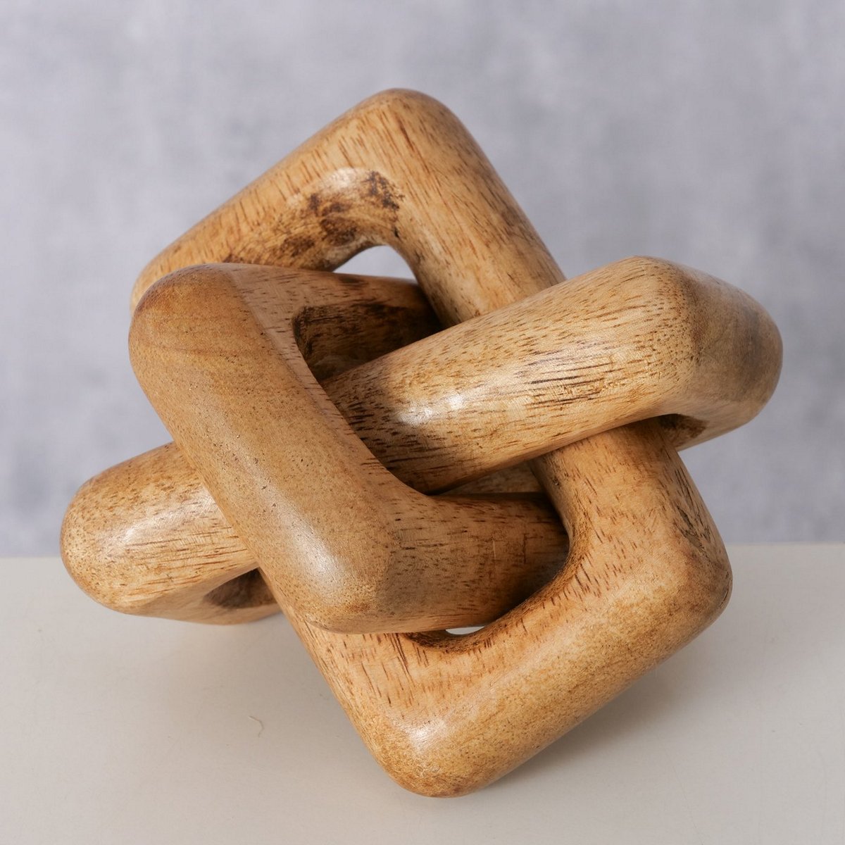 ΚΟΜΠΟΣ ΔΙΑΚΟΣΜΗΤΙΚΟΣ ΞΥΛΟ Μάνγκο ΚΑΦΕ Sual 14X14X14cm image