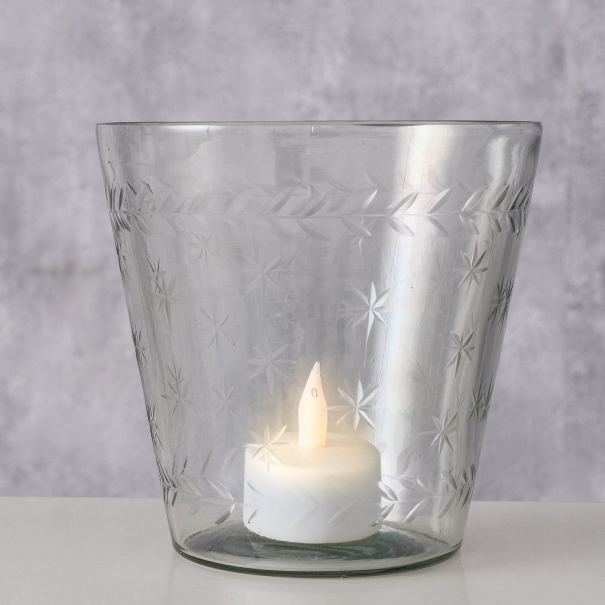 ΚΗΡΟΠΗΓΙΟ Cecily H12cm ΔΙΑΦΑΝΕΣ ΓΥΑΛΙ image