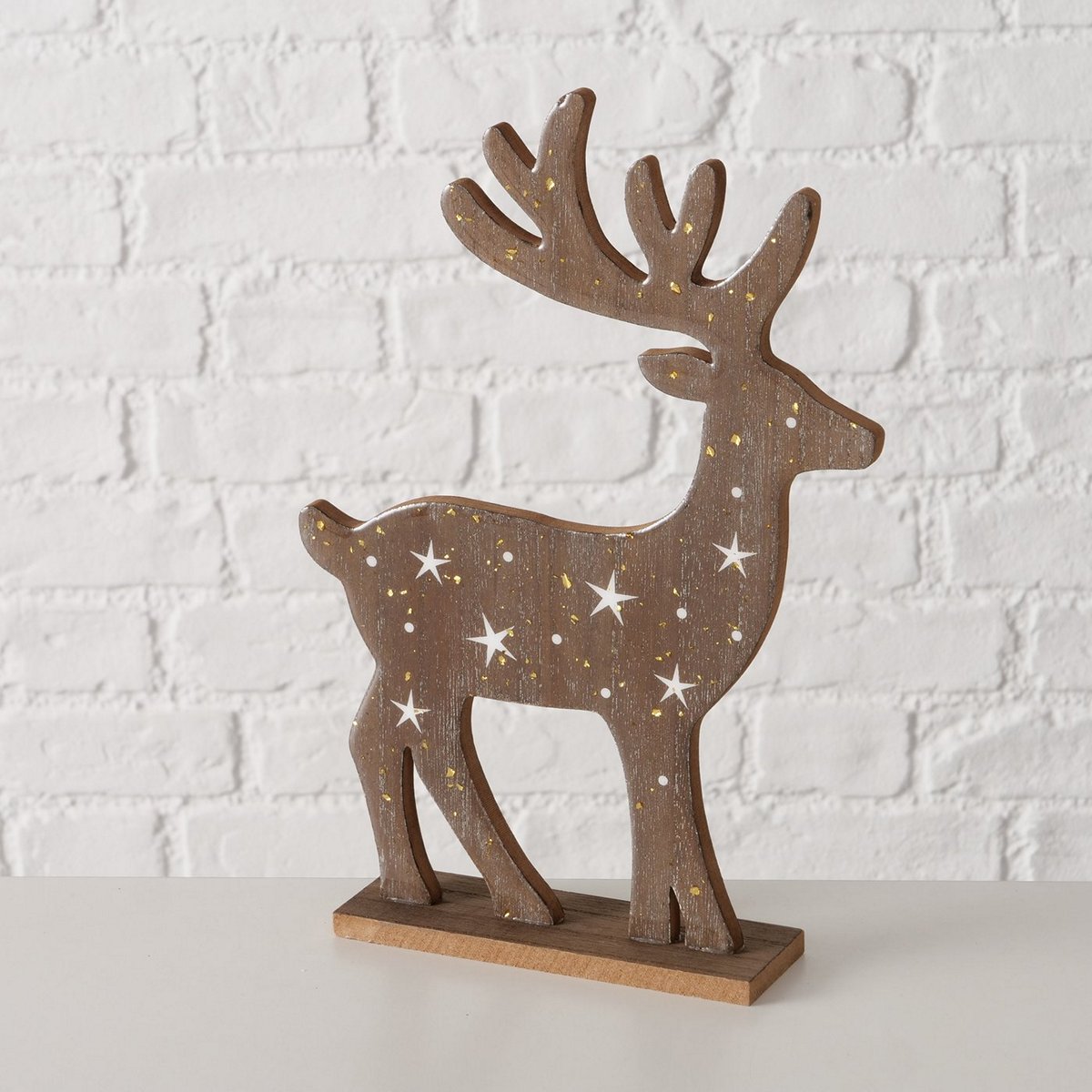 ΕΛΑΦΙ ΦΙΓΟΥΡΑ ΚΑΦΕ ΞΥΛΟ ΠΕΥΚΟ Ινοσανίδα μέσης πυκνότητας Castano 23X5X31cm image