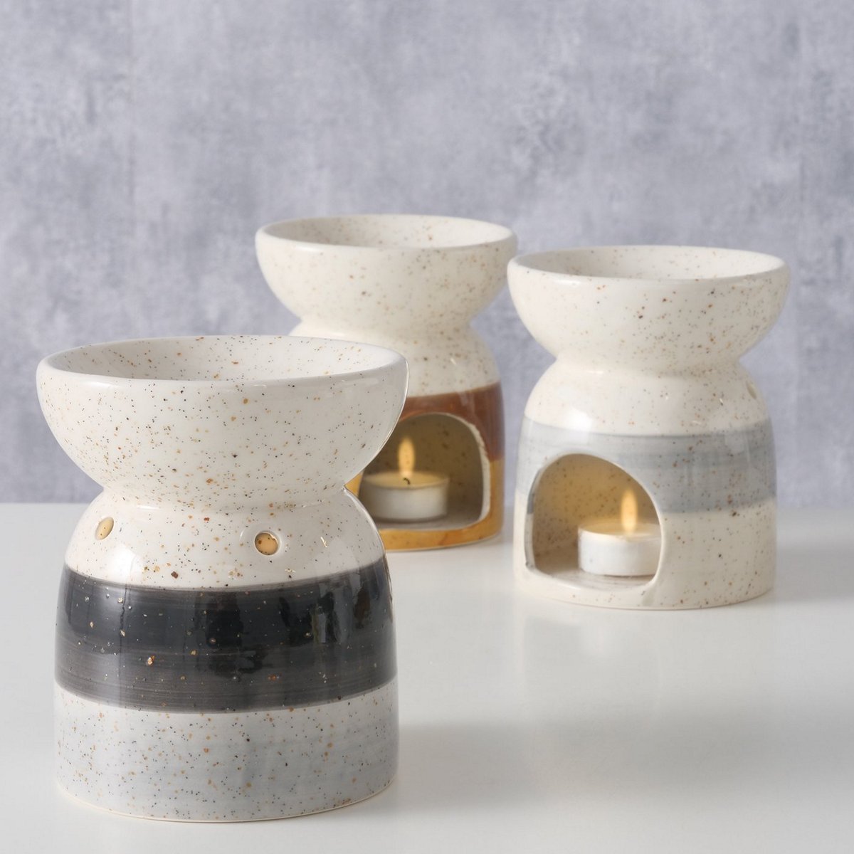 ΑΡΩΜΑΤΙΣΤΗΣ ΓΙΑ ΚΕΡΙ 3/ass Tobi ΓΚΡΙ ΜΑΥΡΟ ΚΑΦΕ H13cm D11 image