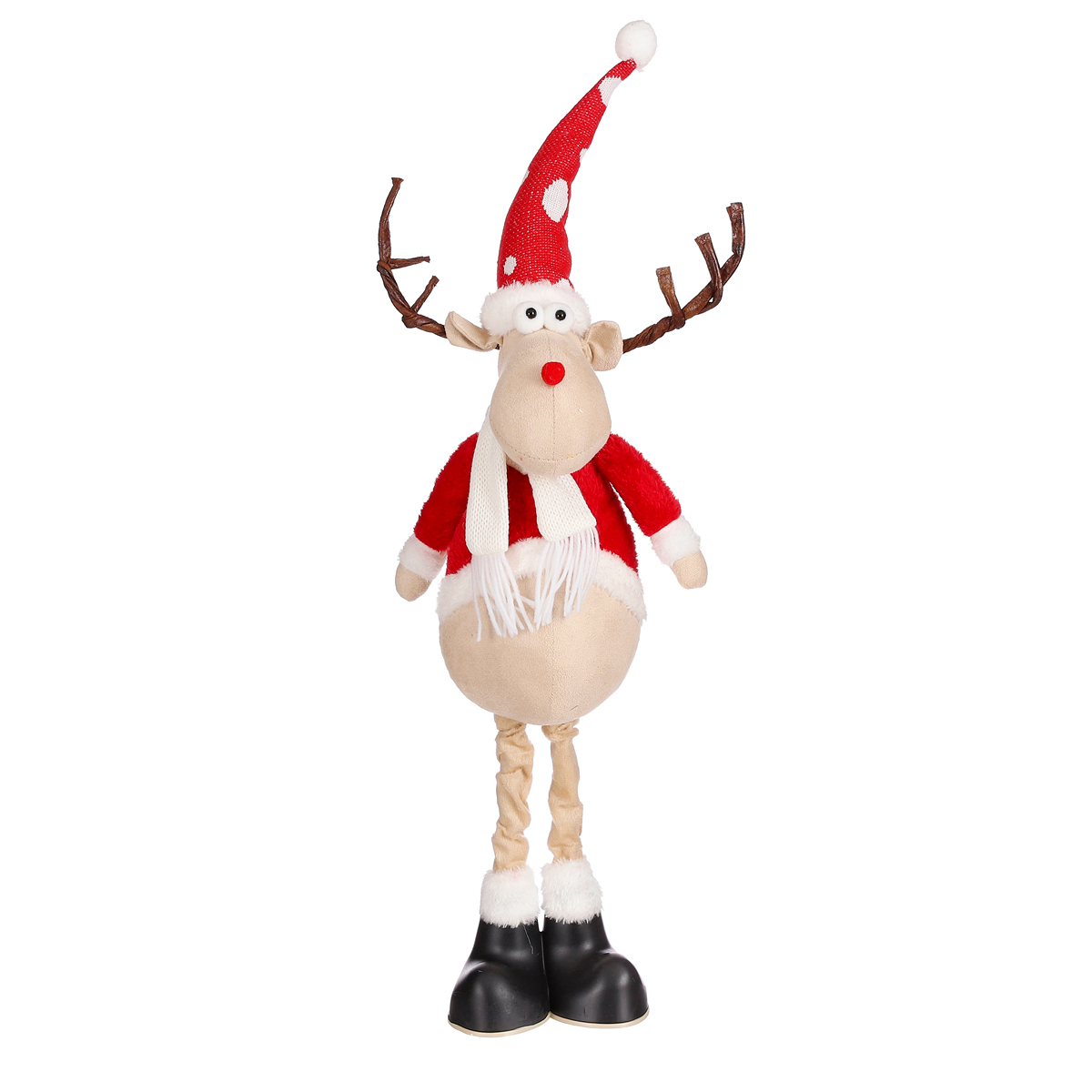 ΤΑΡΑΝΔΟΣ ΦΙΓΟΥΡΑ ΜΠΕΖ/ΚΟΚΚΙΝΟ L22 w18 h70cm ΥΦΑΣΜΑ image