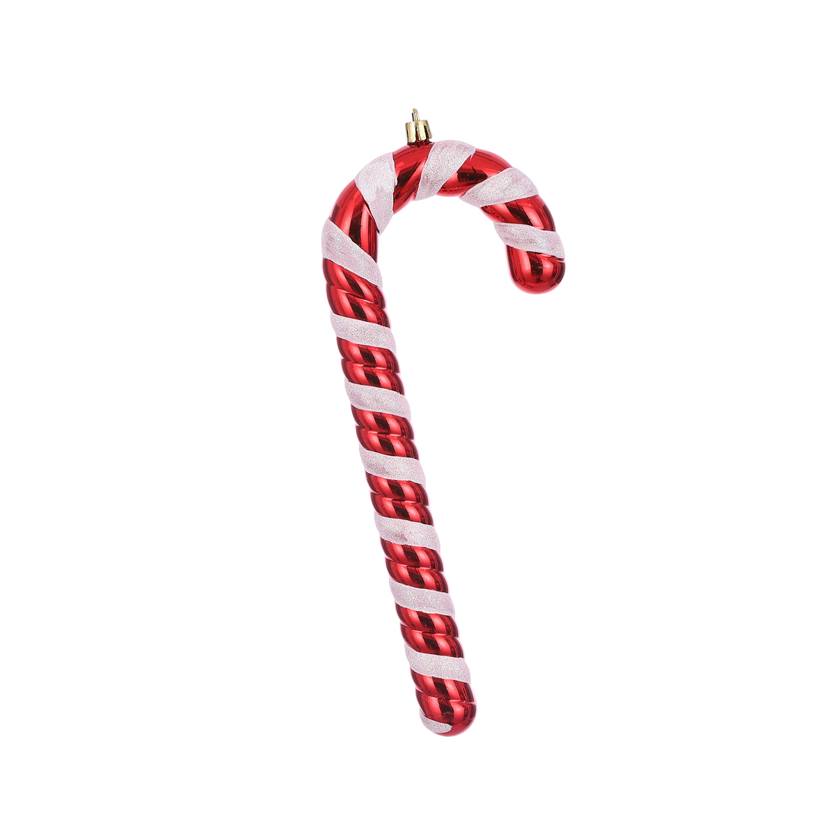 ΣΤΟΛΙΔΙ ΚΑΡΑΜΕΛΑ ΜΠΑΣΤΟΥΝΙ ΑΣΠΡΟ/ΚΟΚΚΙΝΟ - L10 h24cm ΠΛΑΣΤΙΚΟ image