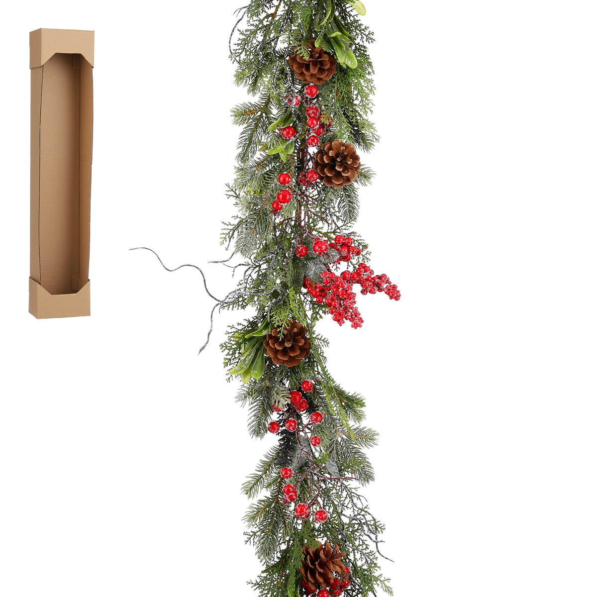 ΓΙΡΛΑΝΤΑ ΠΕΥΚΟ/ΓΚΙ Randell - L180 w15 h10cm PE (polyethylene) image