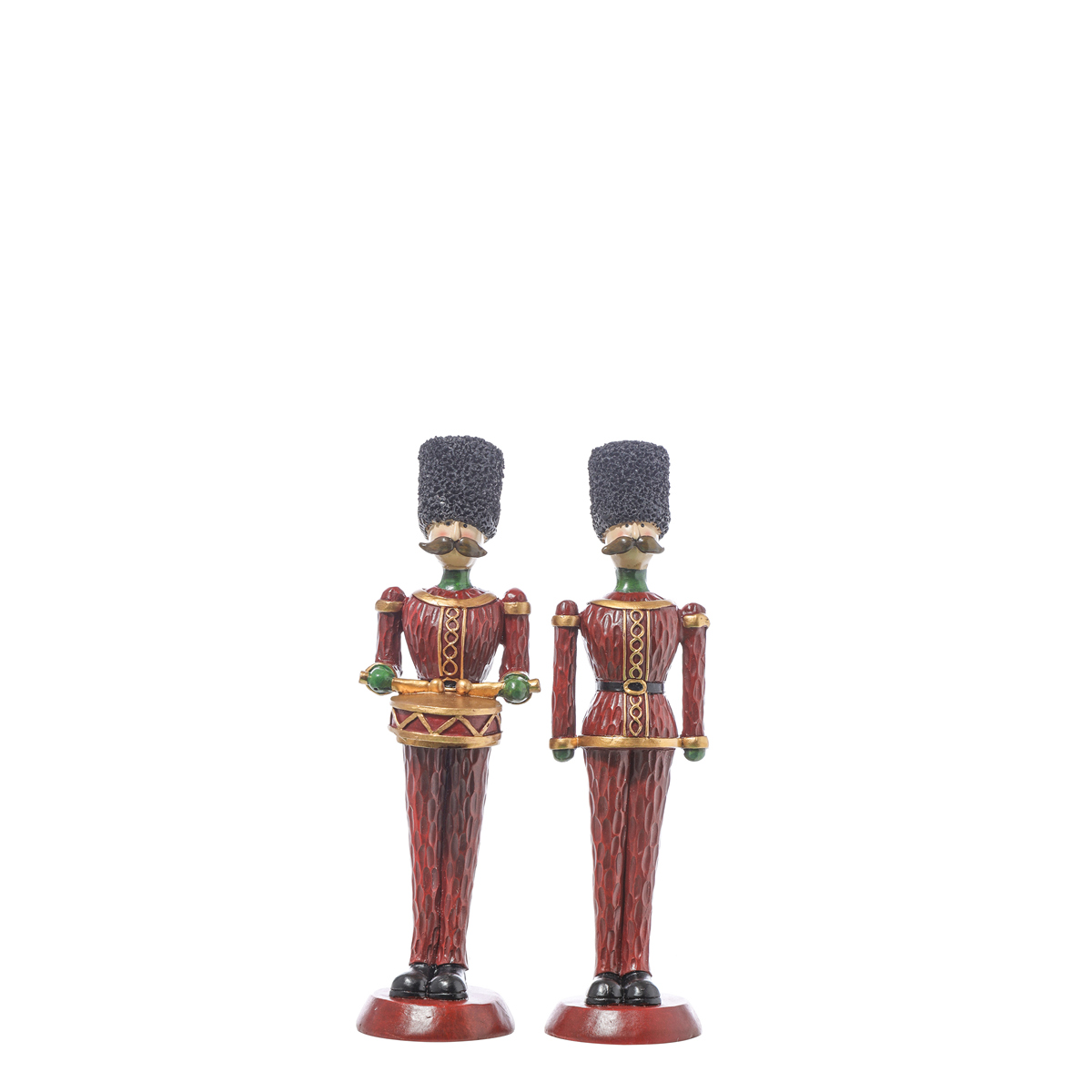 ΣΤΡΑΤΙΩΤΗΣ/ΤΥΜΠΑΝΙΣΤΗΣ ASS/2 ΦΙΓΟΥΡΑ ΚΟΚΚΙΝΟ/ΜΑΥΡΟ STILI 25cm image