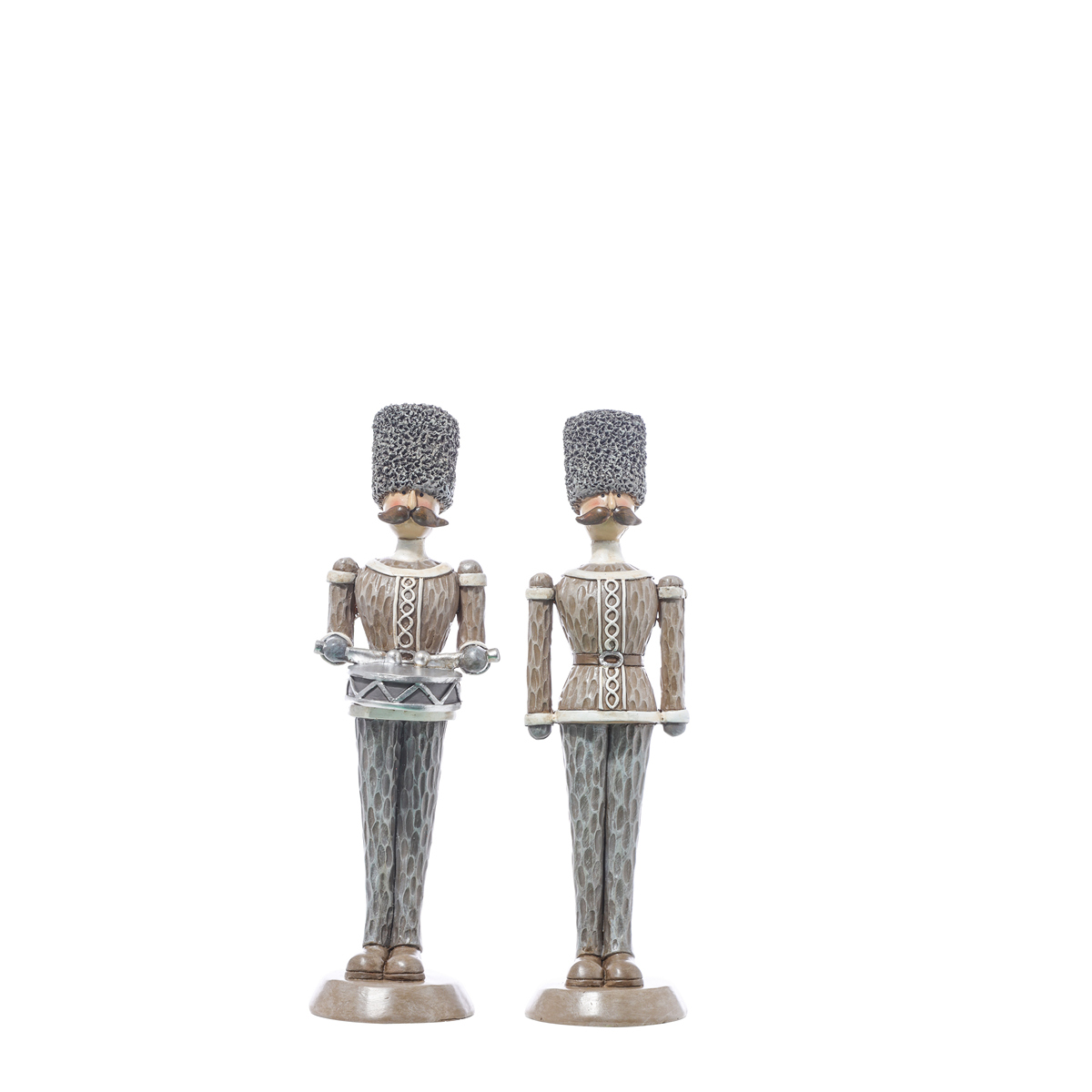 ΣΤΡΑΤΙΩΤΗΣ/ΤΥΜΠΑΝΙΣΤΗΣ ASS/2 ΦΙΓΟΥΡΑ ΓΚΡΙ/ΜΠΕΖ STILI 25cm image