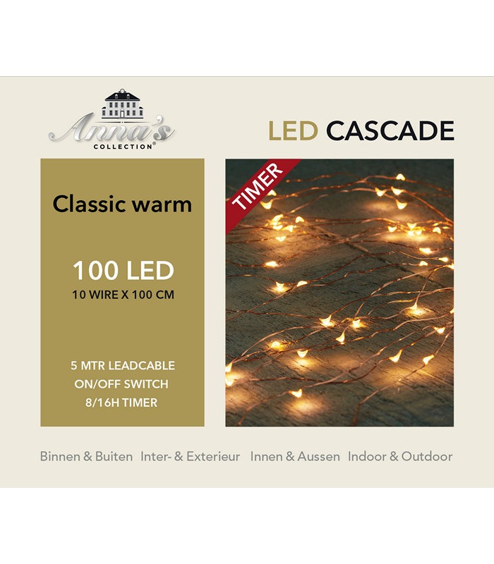 ΦΩΤΑΚΙΑ 100 LED ΔΕΣΜΗ ΣΕ 10 ΣΥΡΜ. ΧΑΛΚΟΥ image