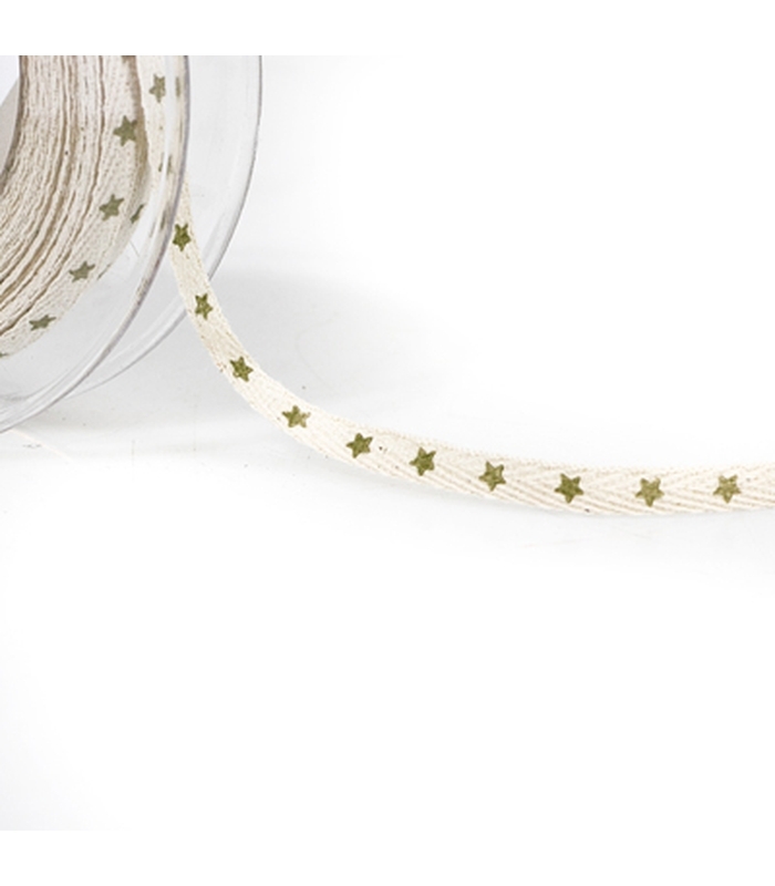 ΚΟΡΔΕΛΑ 6MMX23M ΜΠΕΖ ΨΑΡΟΚΟΚΚΑΛΟ ΜΕ ΠΡΑΣΙΝΑ ΑΣΤΕΡΑΚΙΑ image