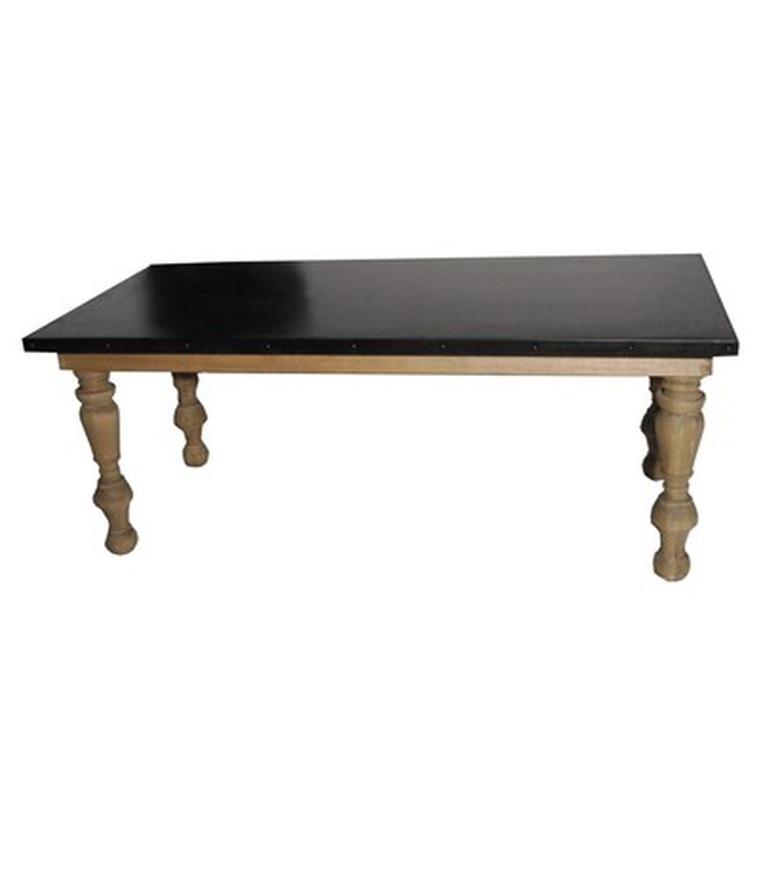 200X100X78 CM ΤΡΑΠ.ΔΕΙΠΝΟΥ"BORGES" W/A.BLK ZINK Τ image