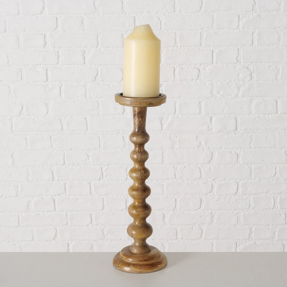 ΚΗΡΟΠΗΓΙΟ Normas H44cm ΞΥΛΟ ΚΑΦΕ Μάνγκο 20-25-151 image