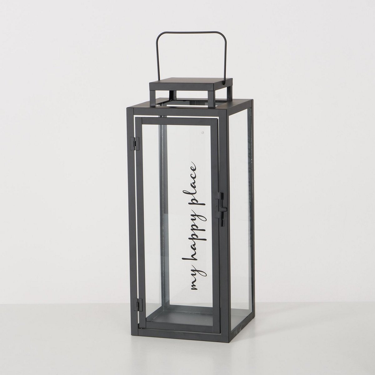ΦΑΝΑΡΙ Manhattan ΜΑΥΡΟ My happy place 20X20X50cm 20-25-719 image
