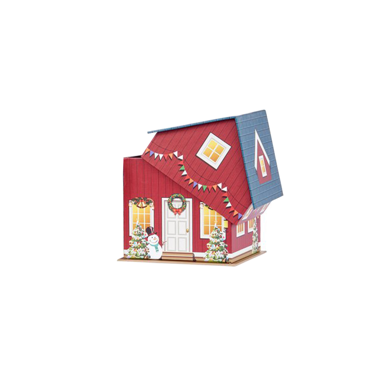 ΚΟΥΤΙ ΣΠΙΤΙ ΜΠΛΕ ΚΟΚΚΙΝΟ 13x13x7 image